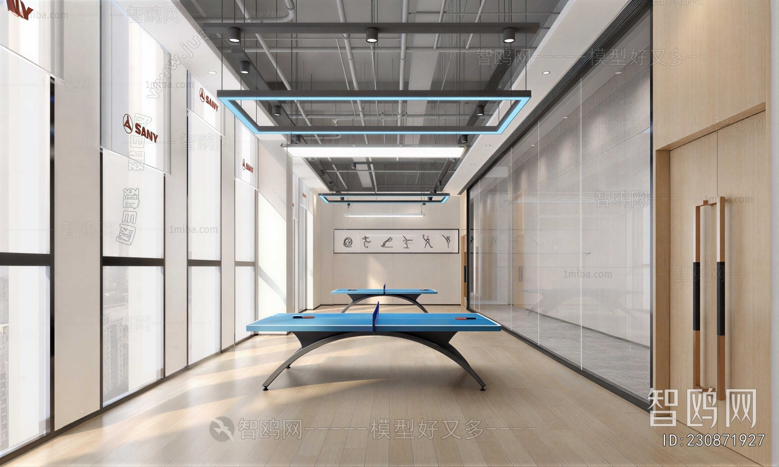 Modern Table Tennis Arena