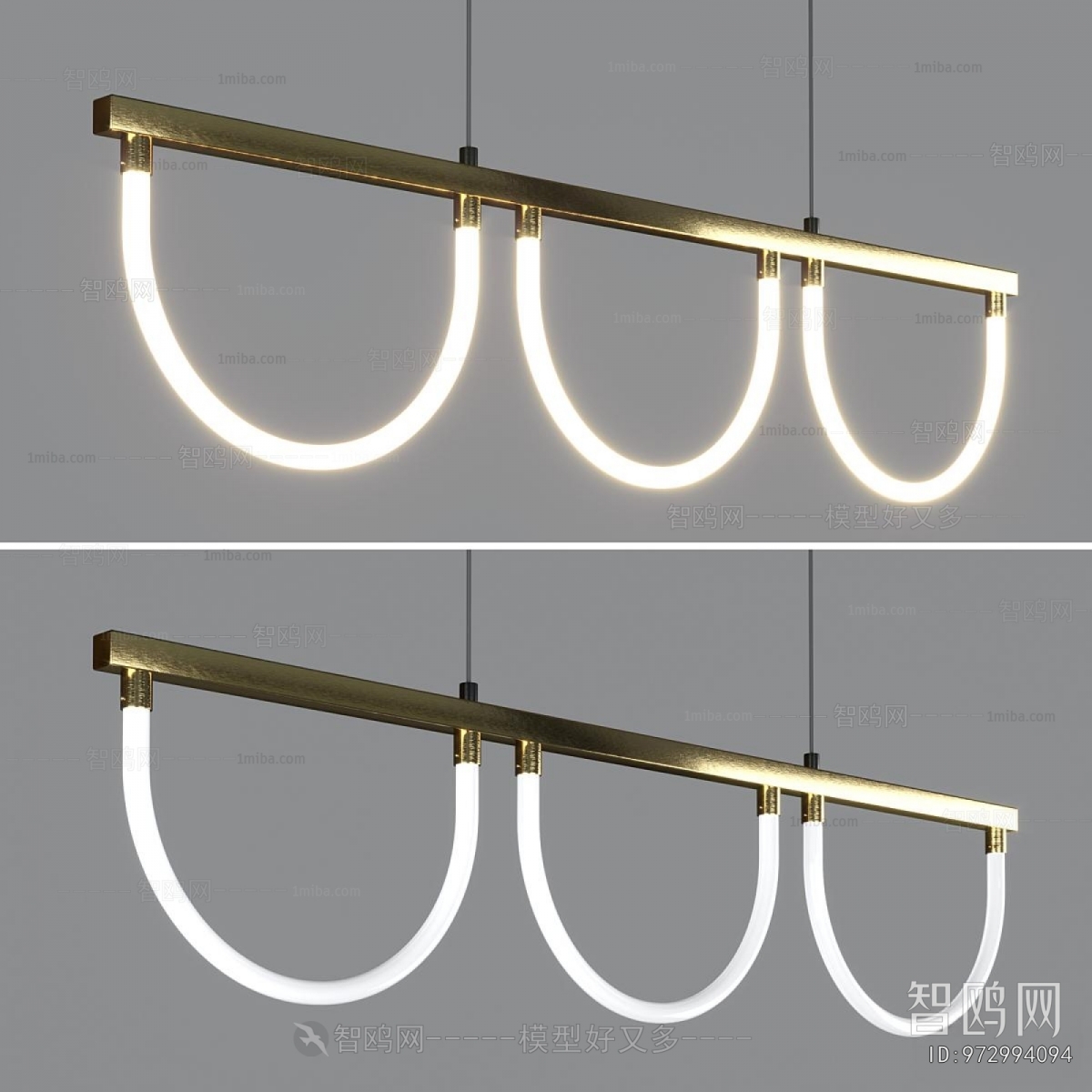 Modern Long Chandelier