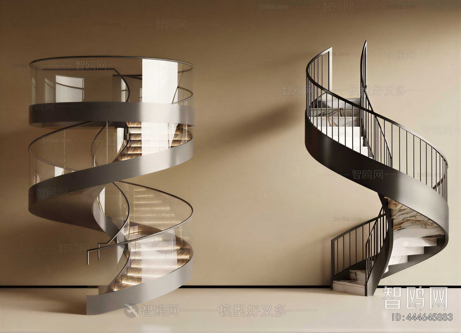 Modern Rotating Staircase