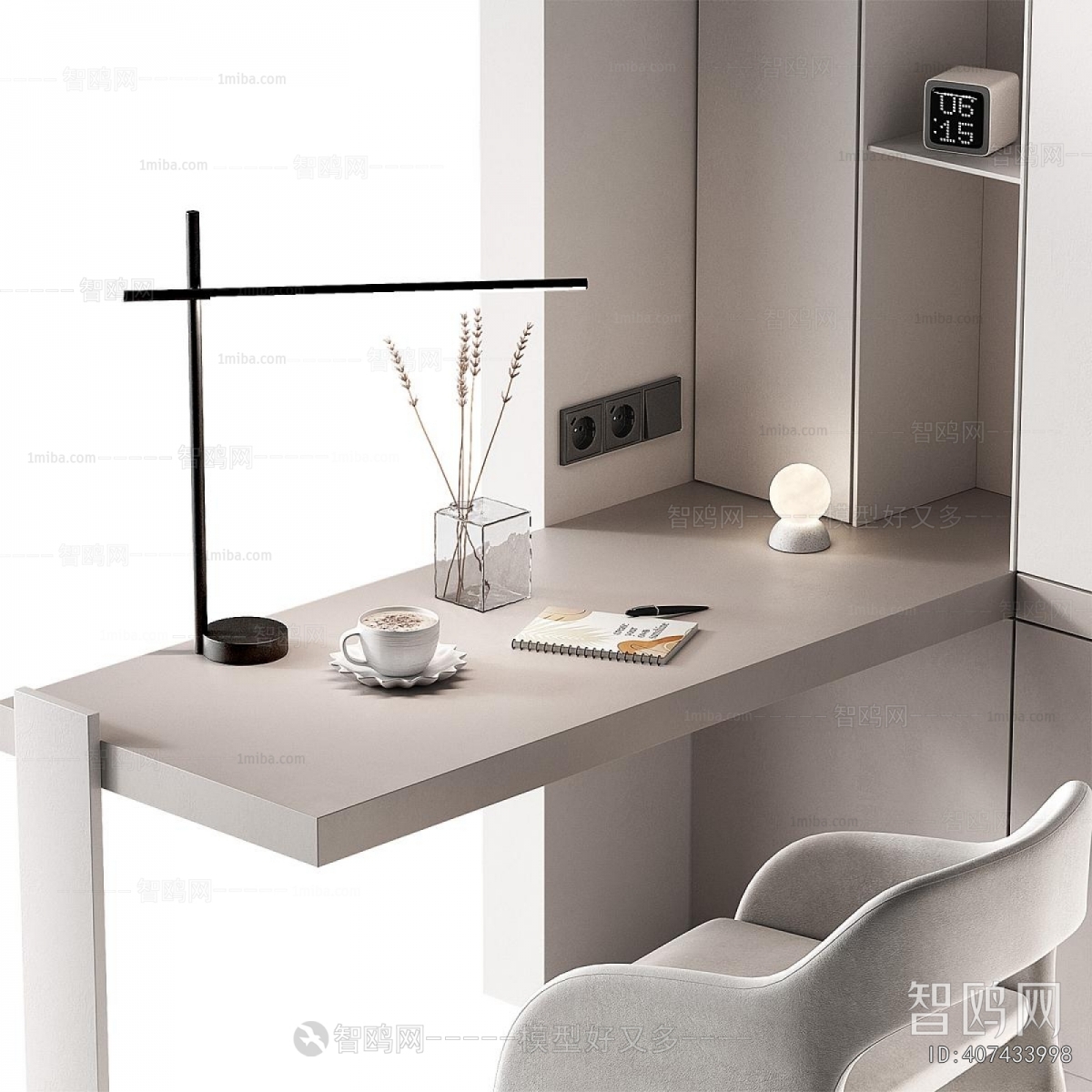 Modern Computer Desk And Chair