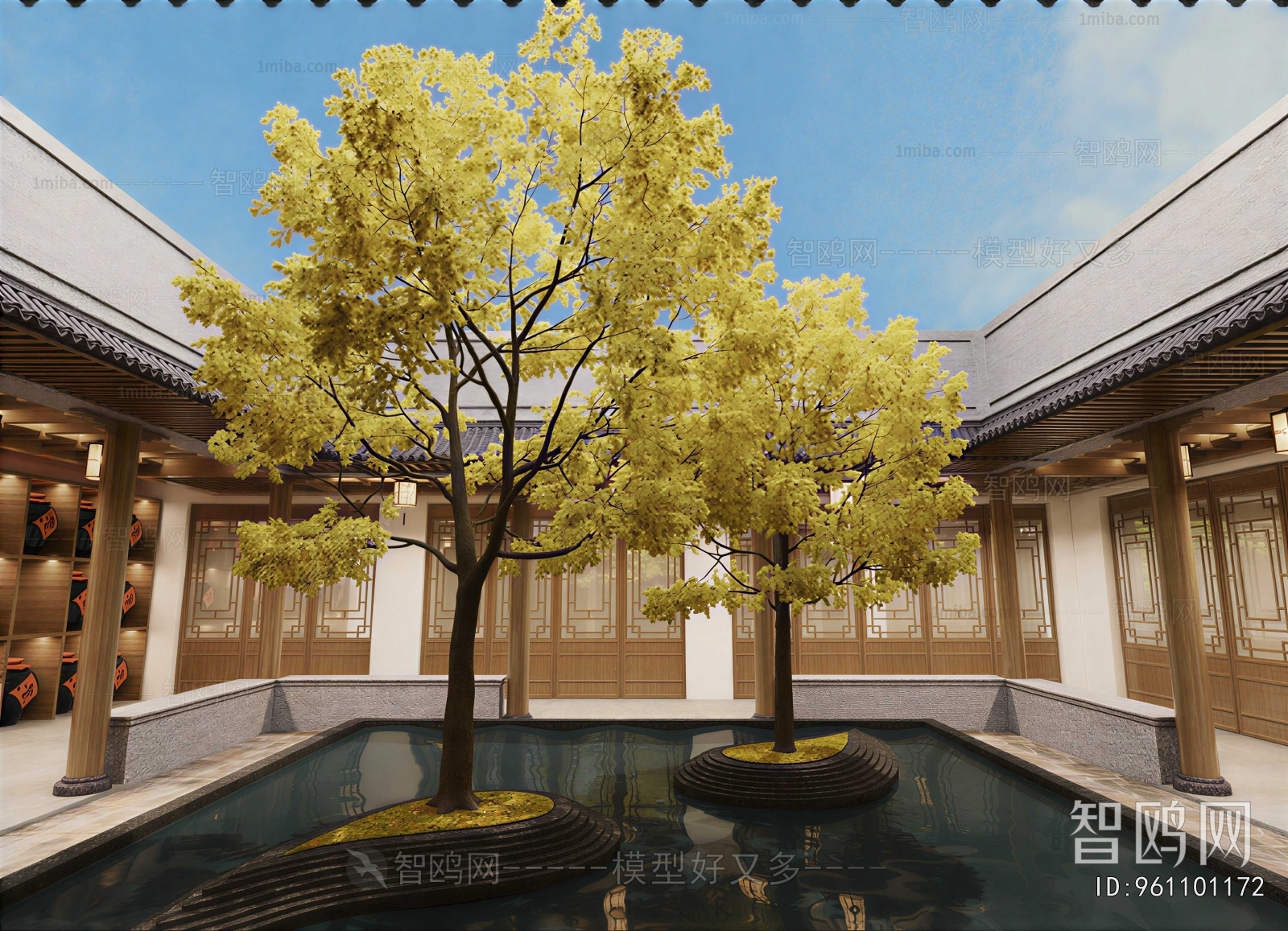 Modern Courtyard/landscape