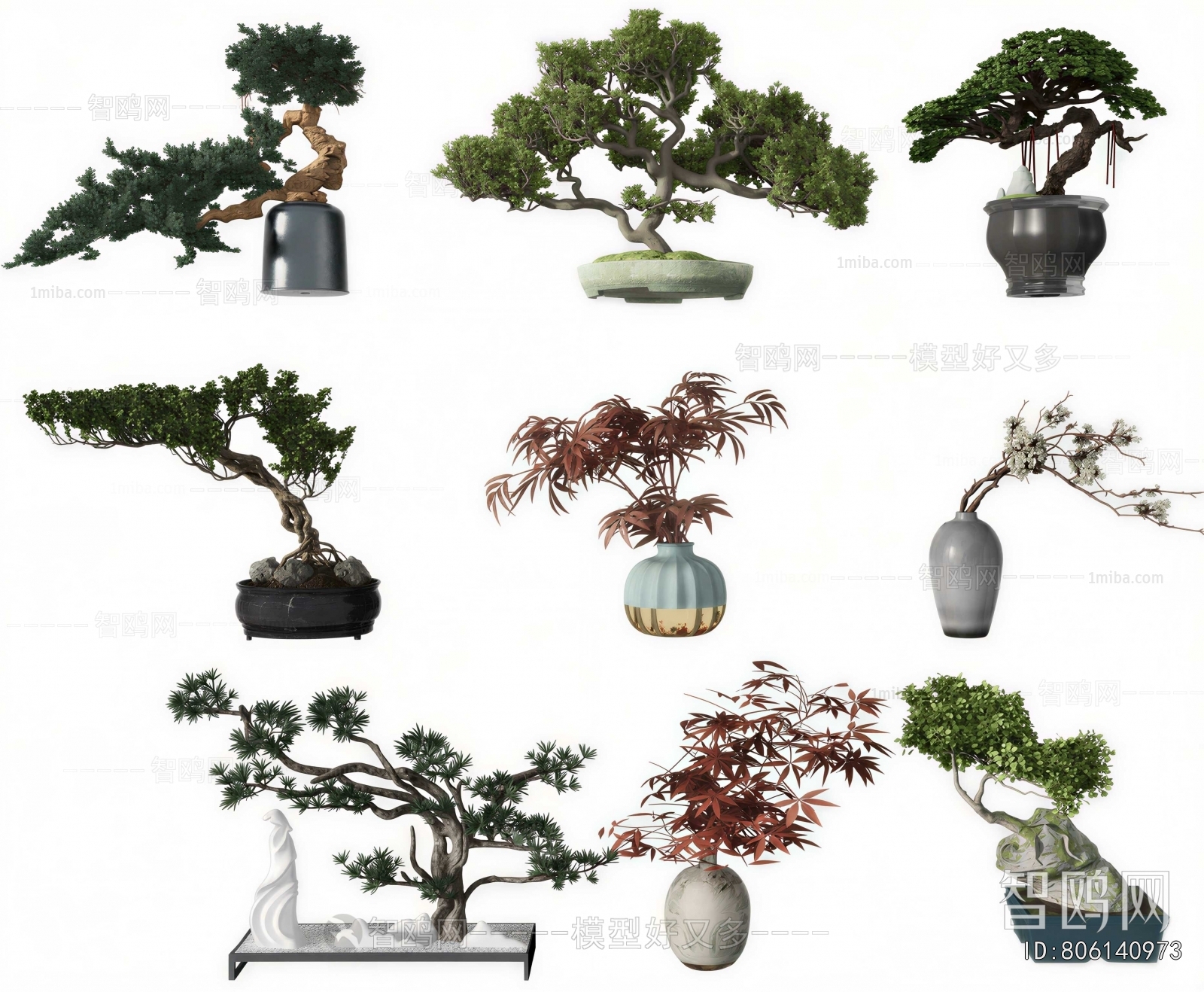 New Chinese Style Bonsai