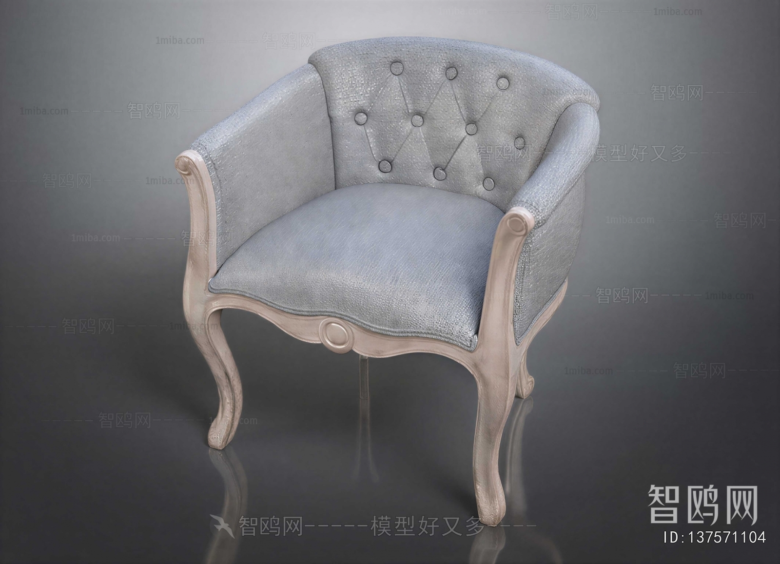 European Style New Classical Style Single Sofa