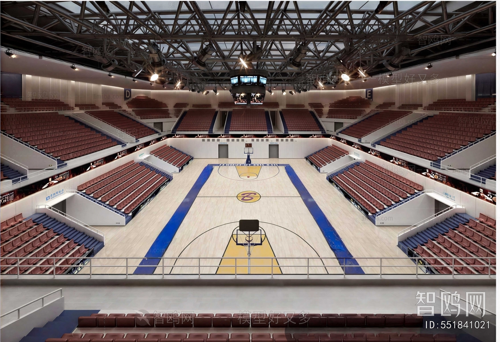 Modern Basketball Arena