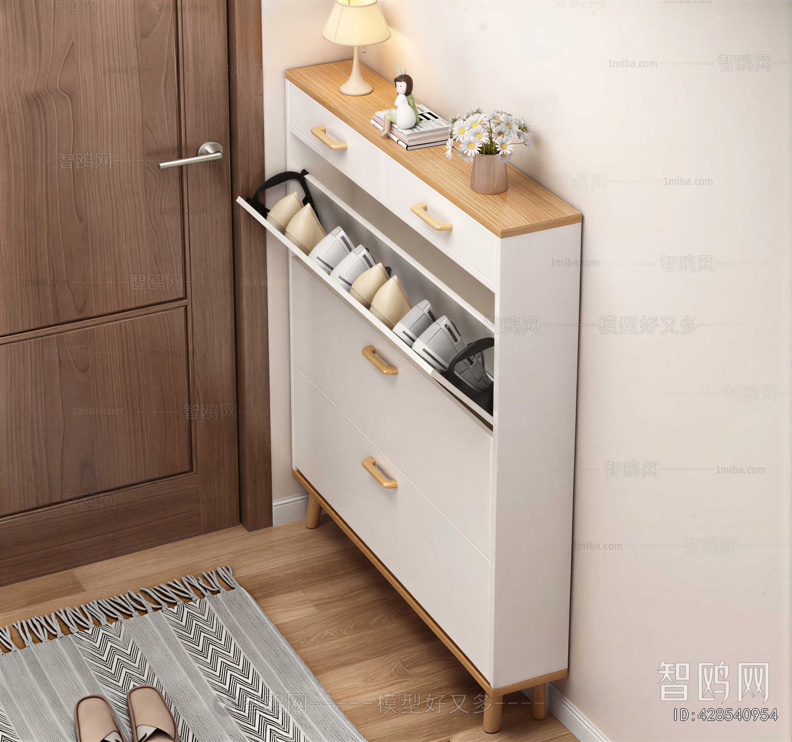 Modern Shoe Cabinet