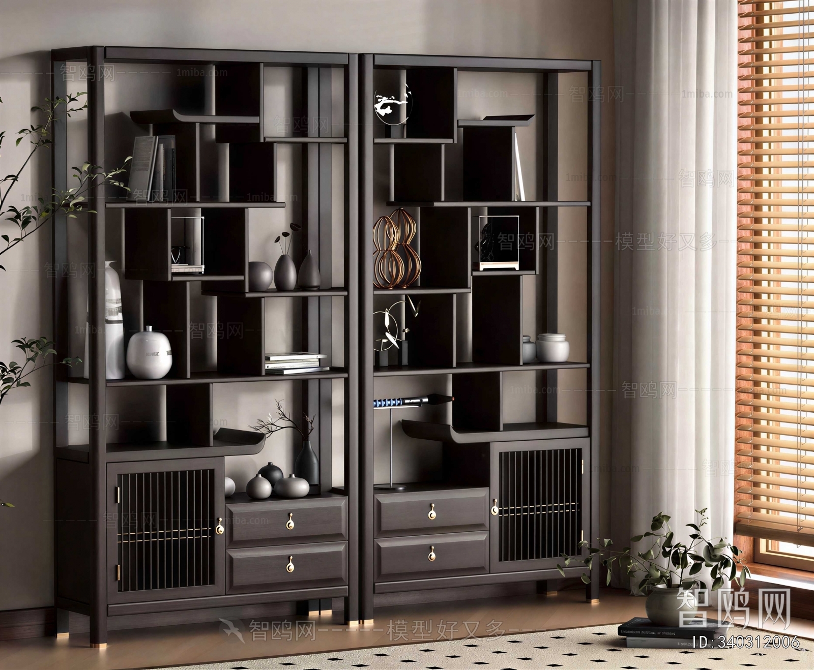 New Chinese Style Antique Rack