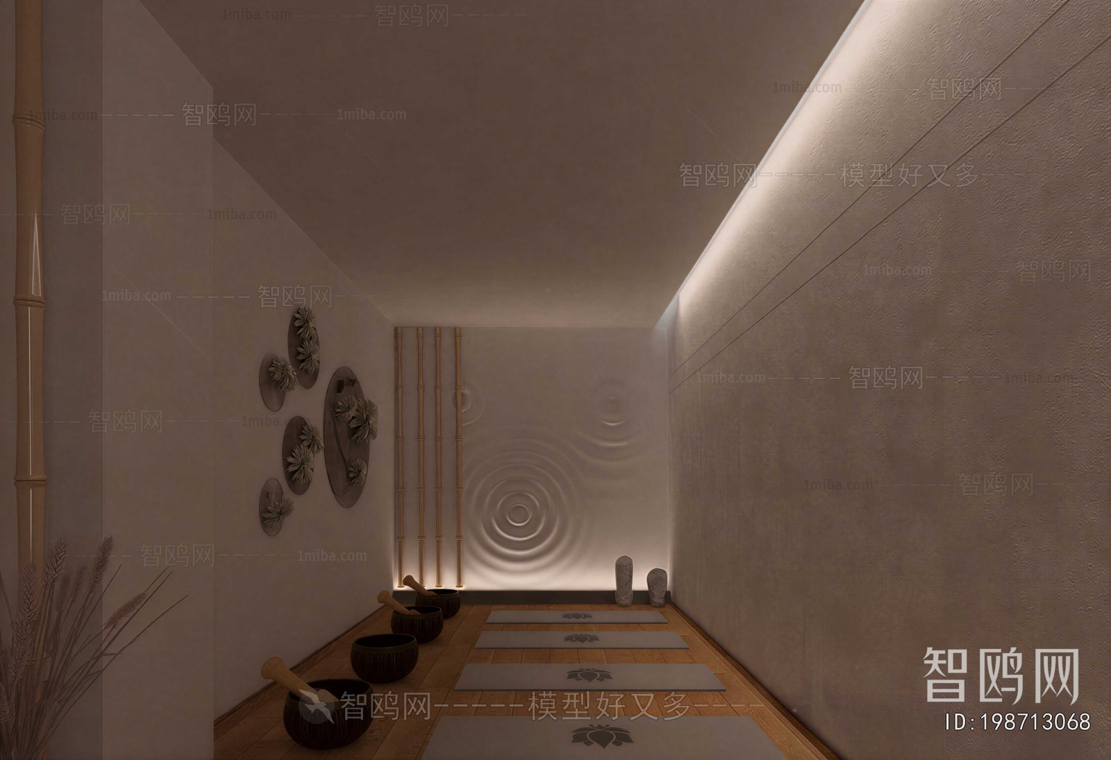Modern Yoga Room