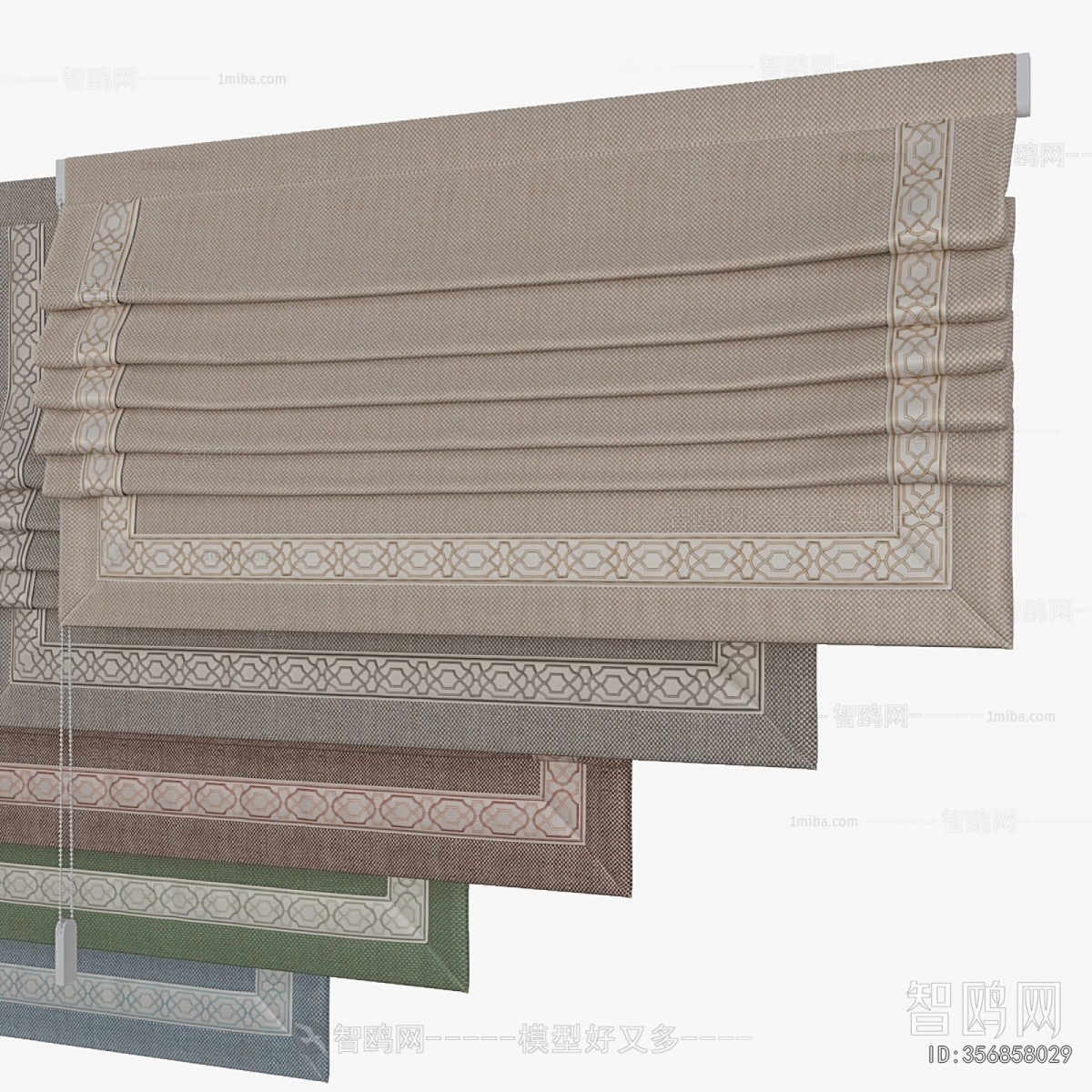 Modern Roman Curtain