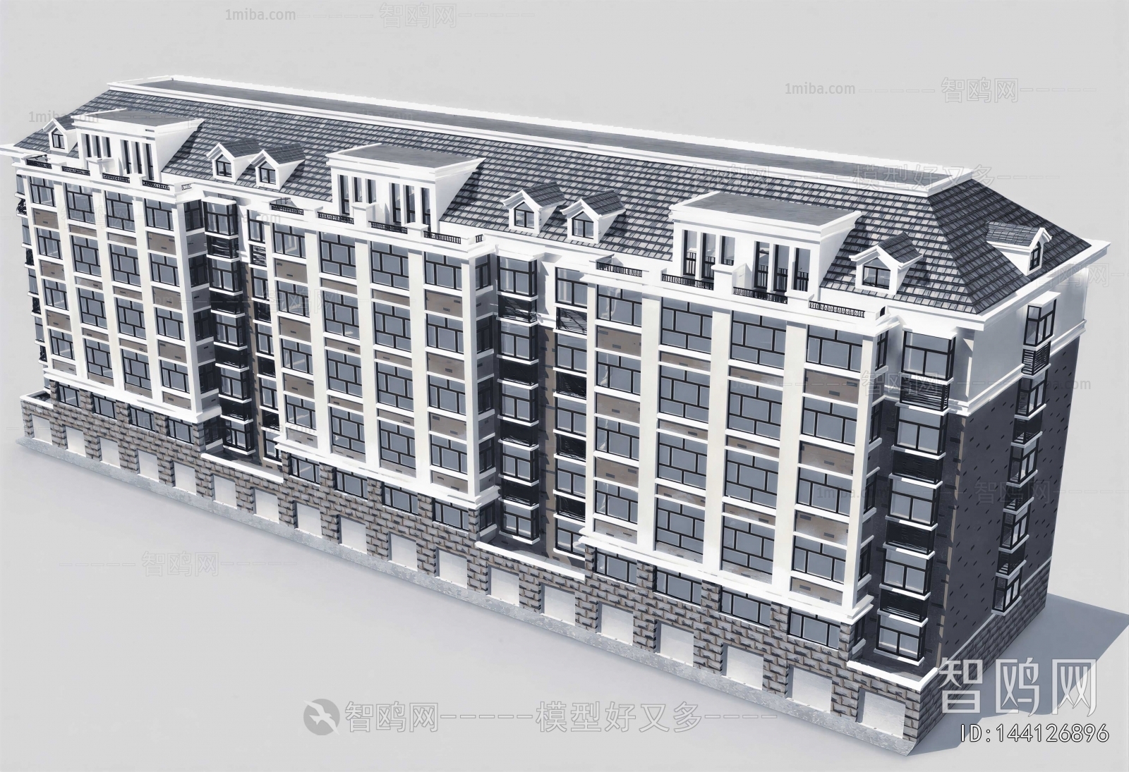 New Chinese Style Building Appearance