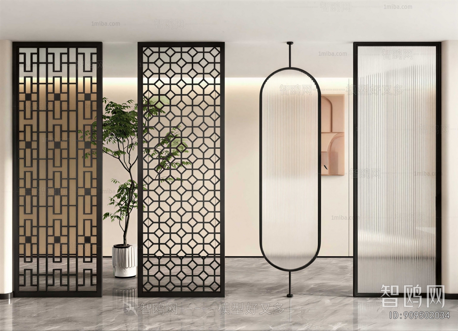Modern Glass Screen Partition