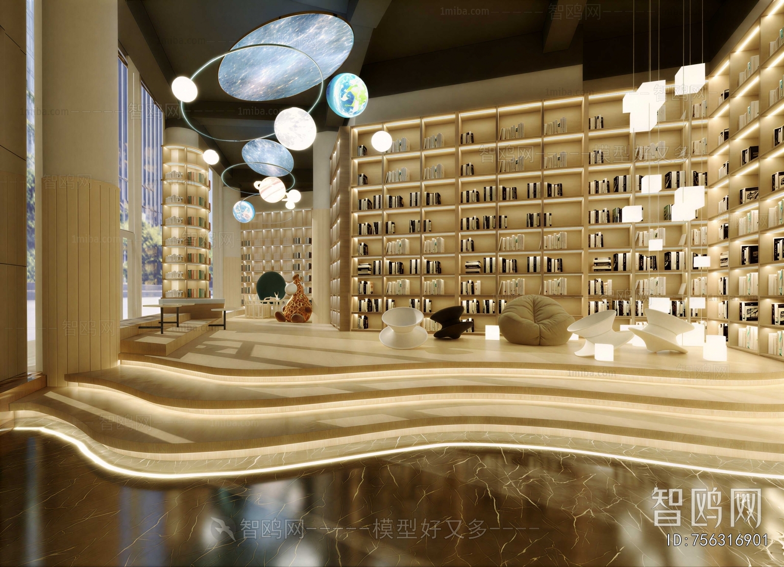 Modern Bookstore Book Bar