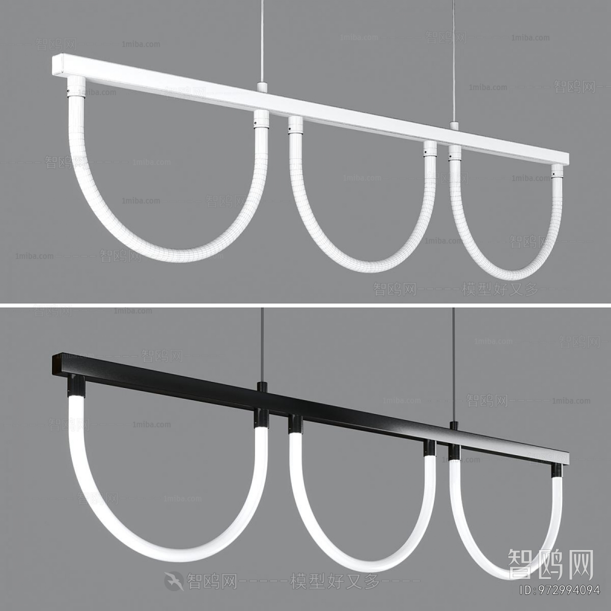 Modern Long Chandelier