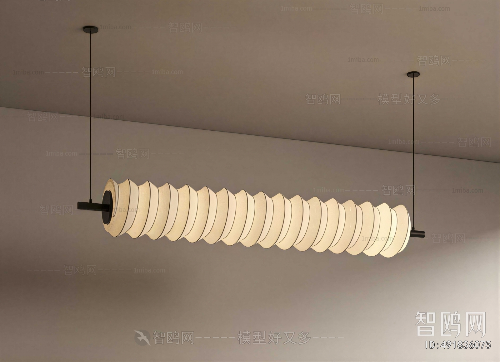 Modern Long Chandelier