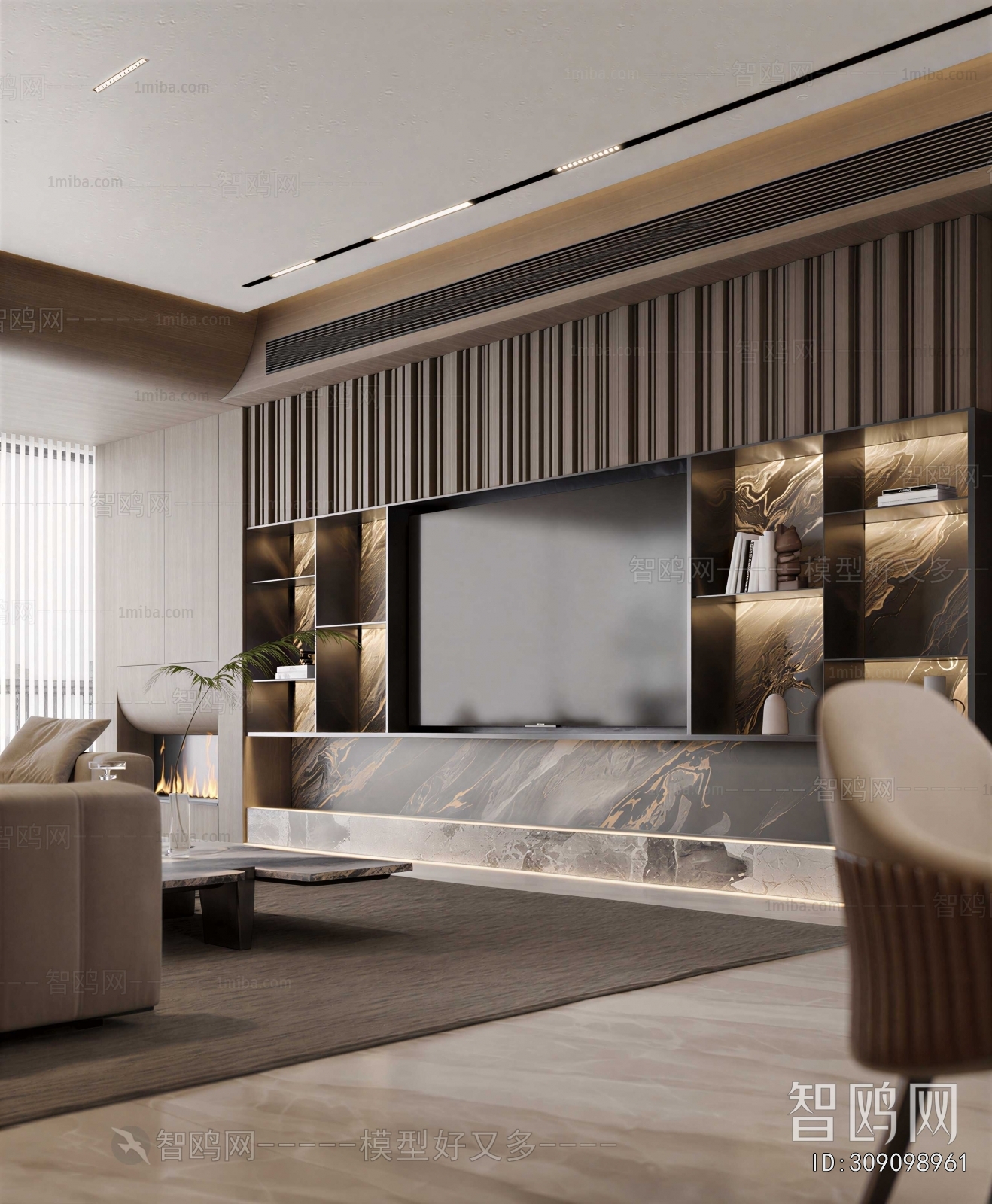 Modern TV Wall