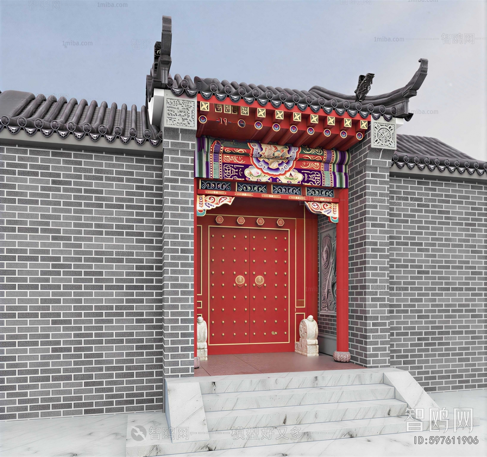 Chinese Style Ancient Architectural Buildings