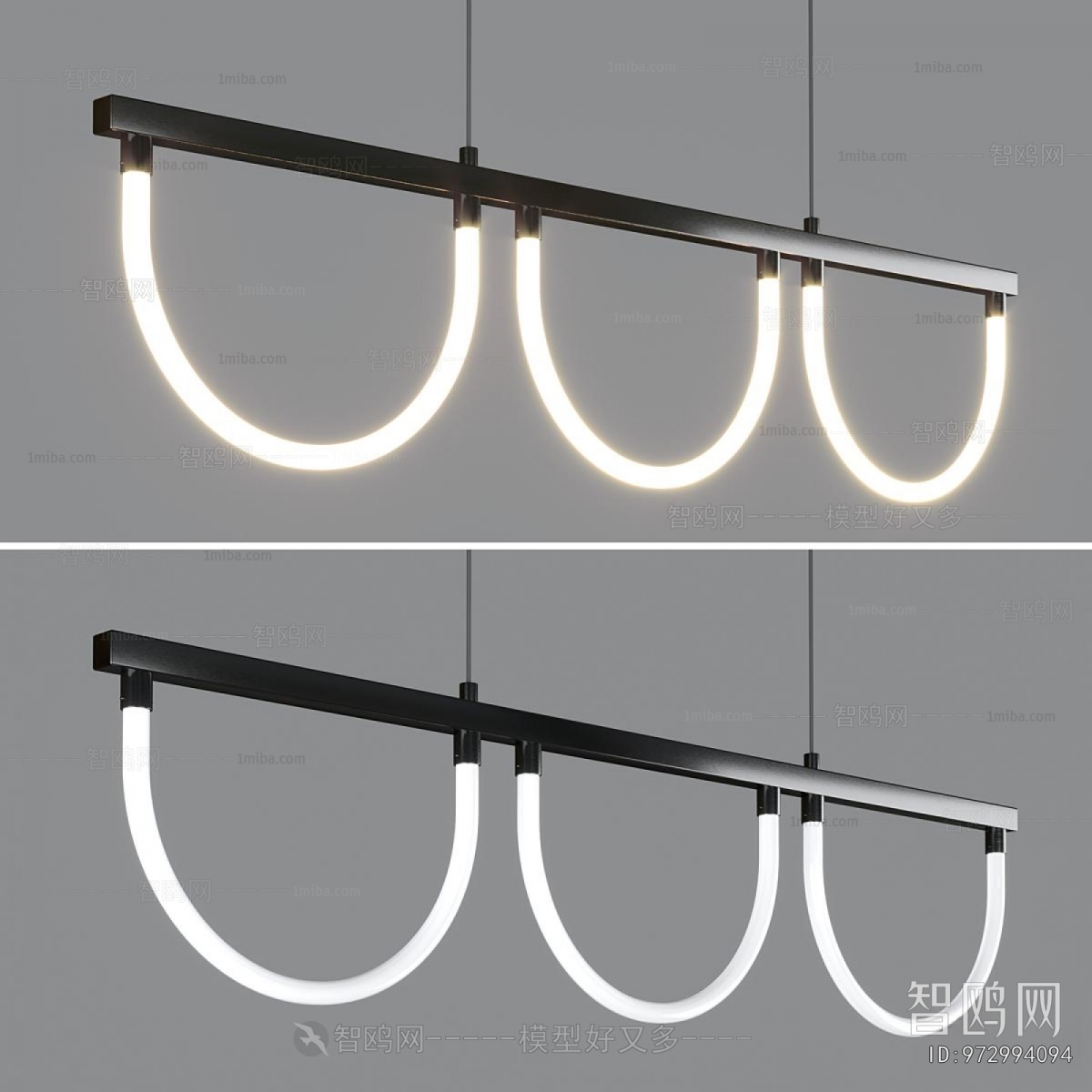 Modern Long Chandelier