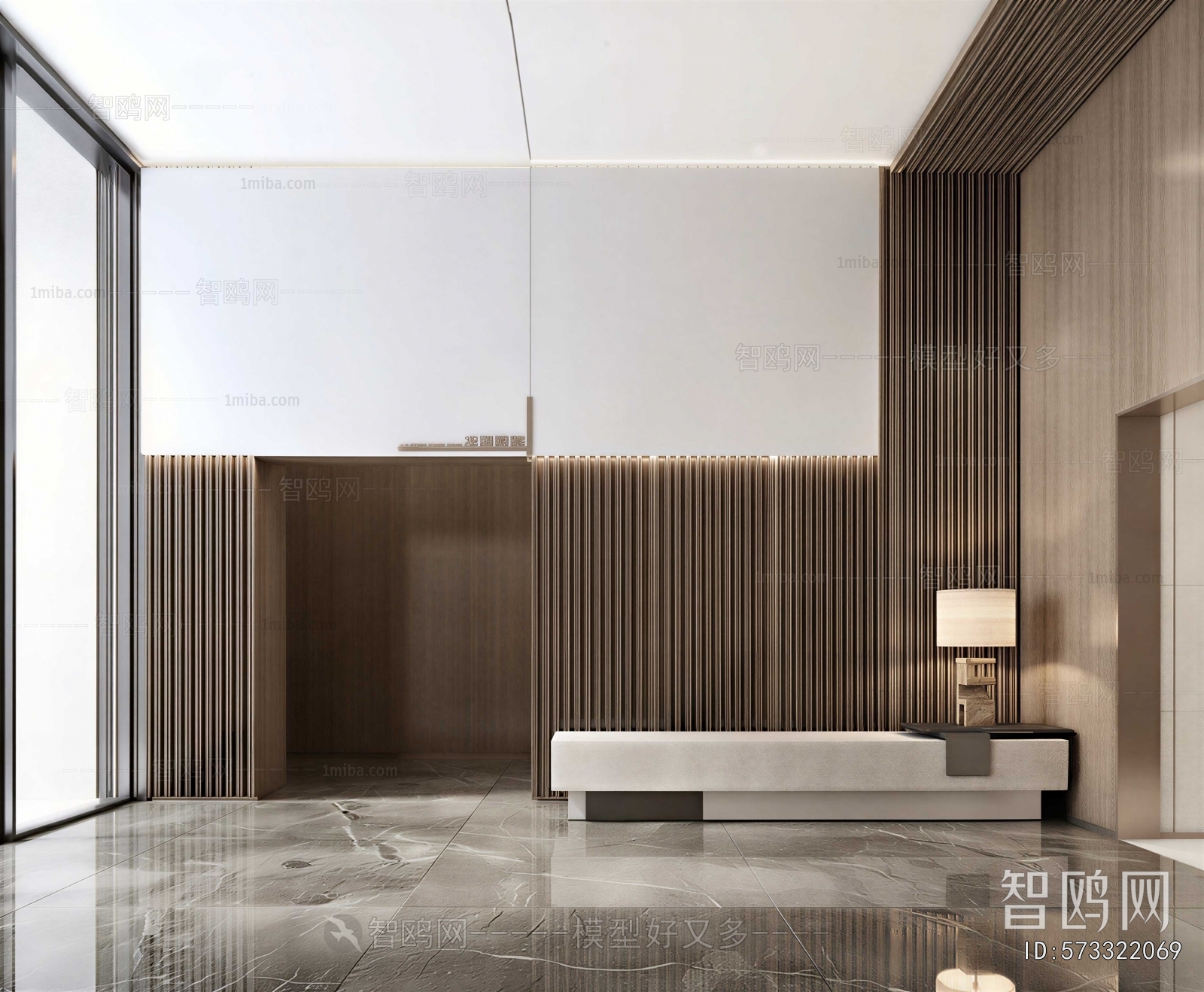 Modern Office Reception Desk