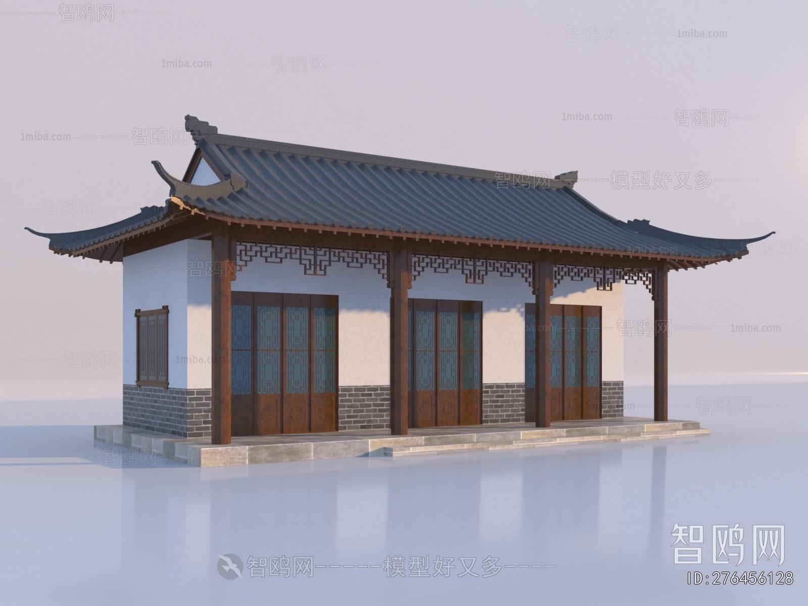 New Chinese Style Ancient Architectural Buildings