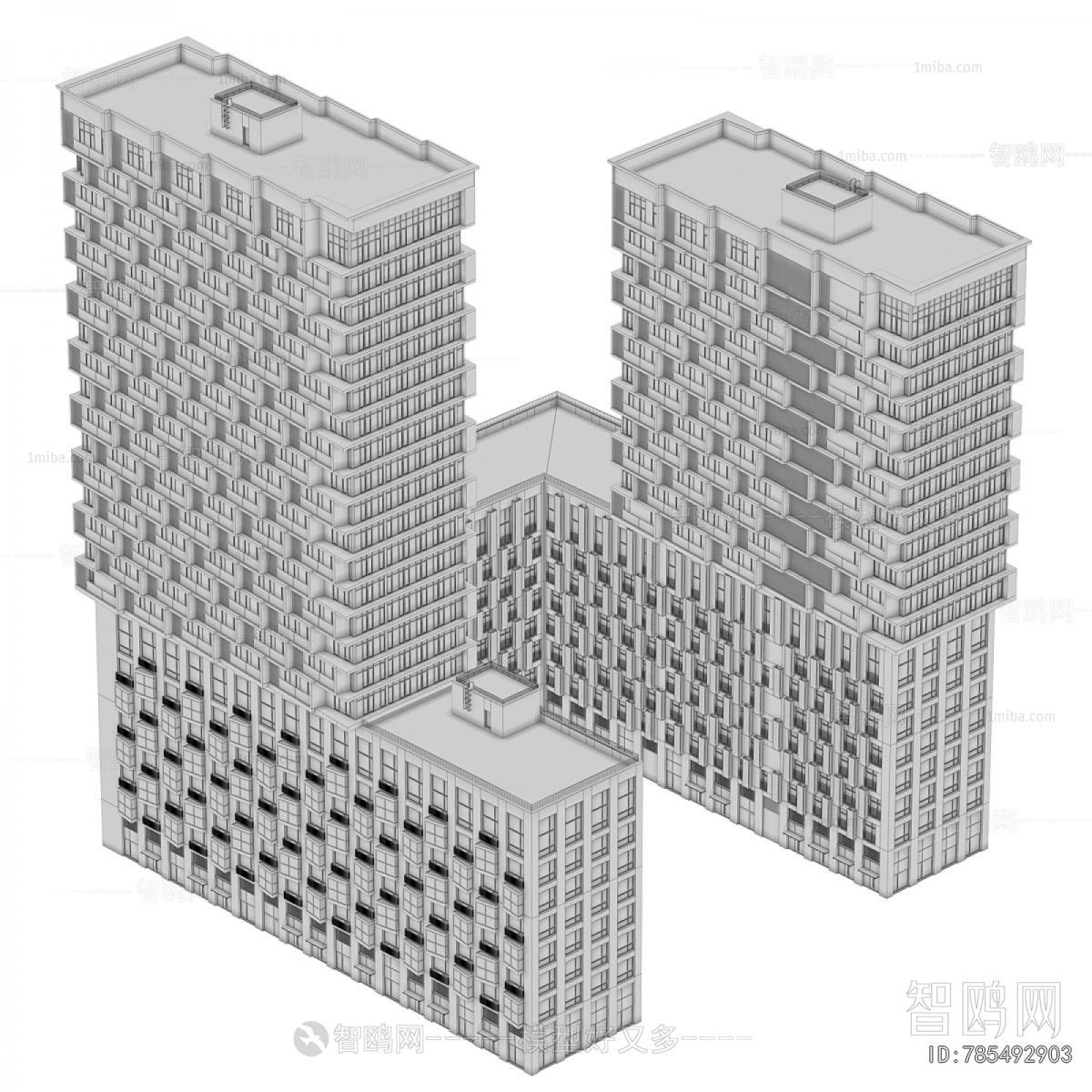 Modern Appearance Of Commercial Building