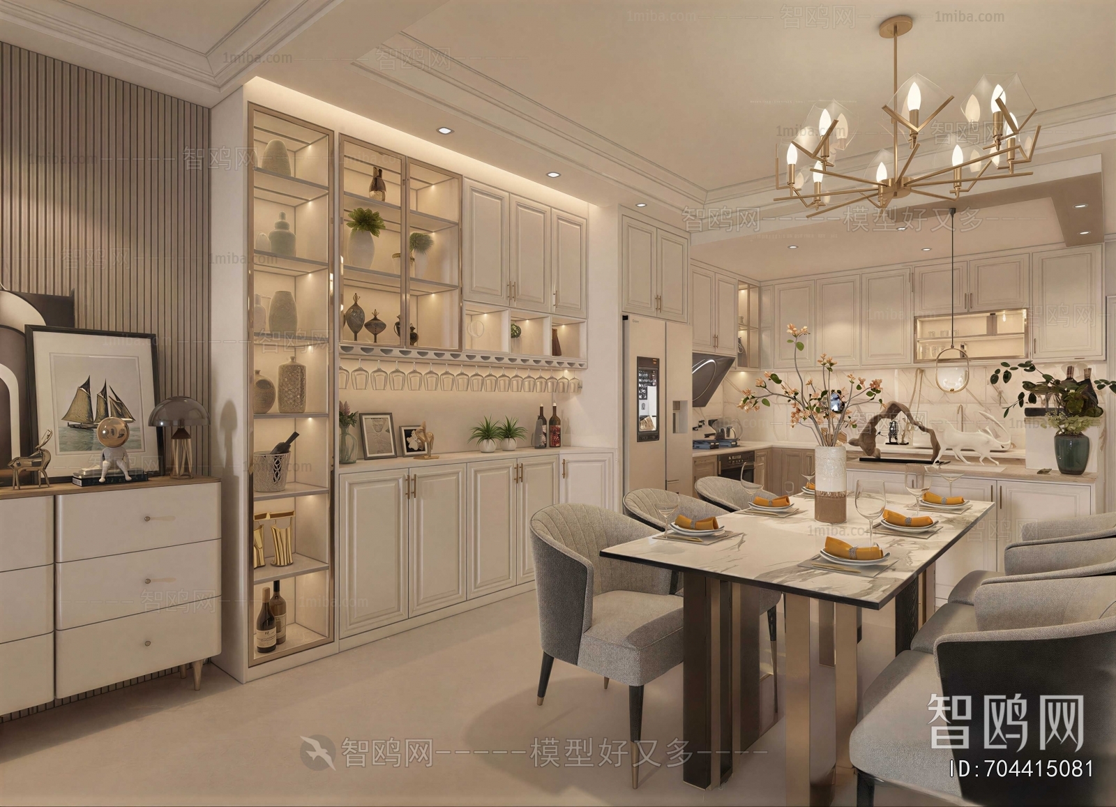 French Style Dining Room