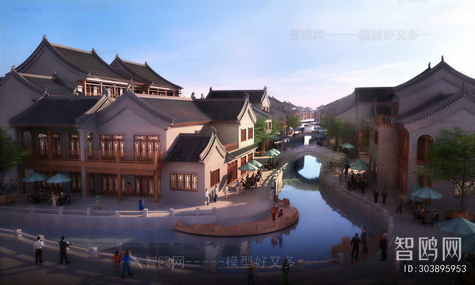 Chinese Style Commercial Street