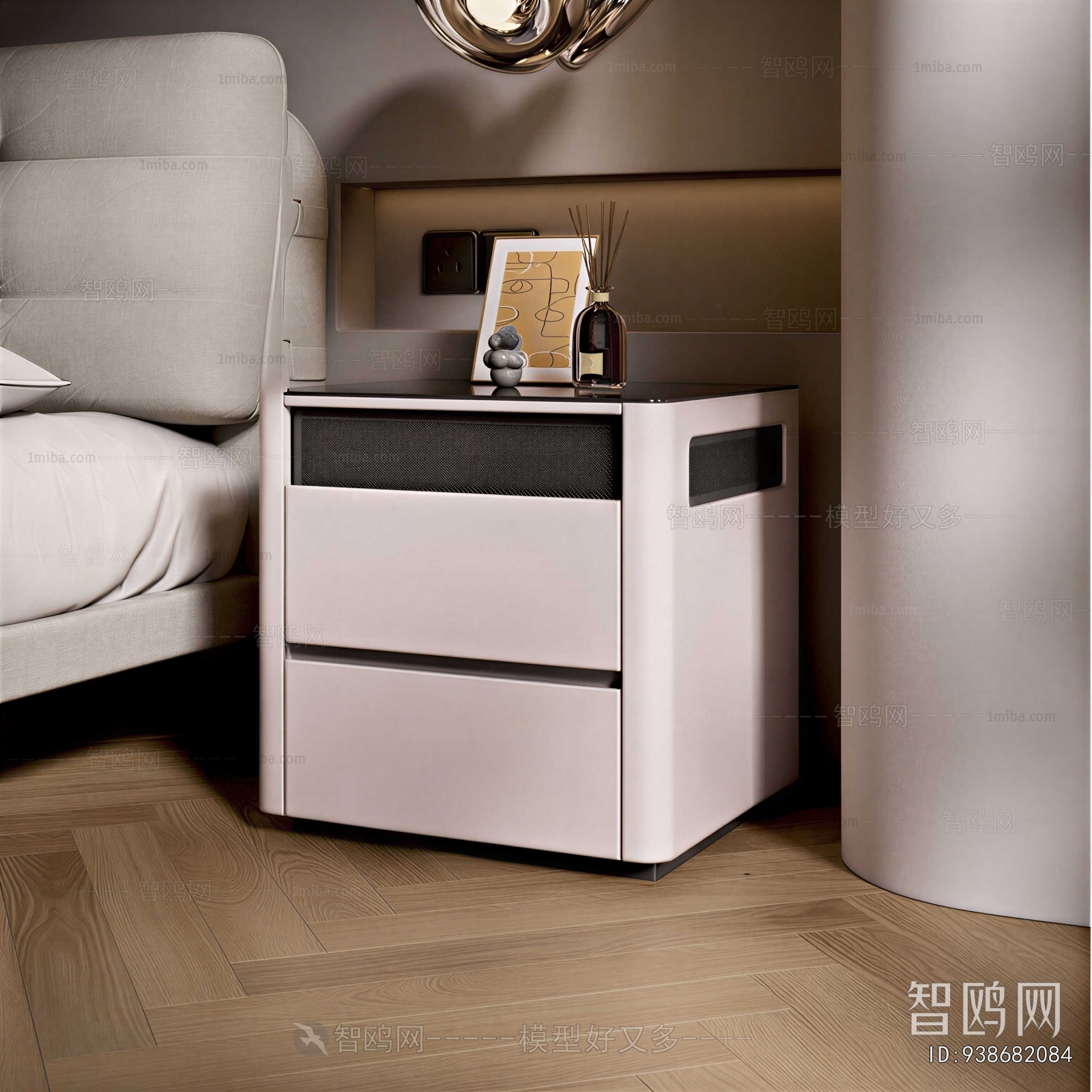 Modern Bedside Cupboard