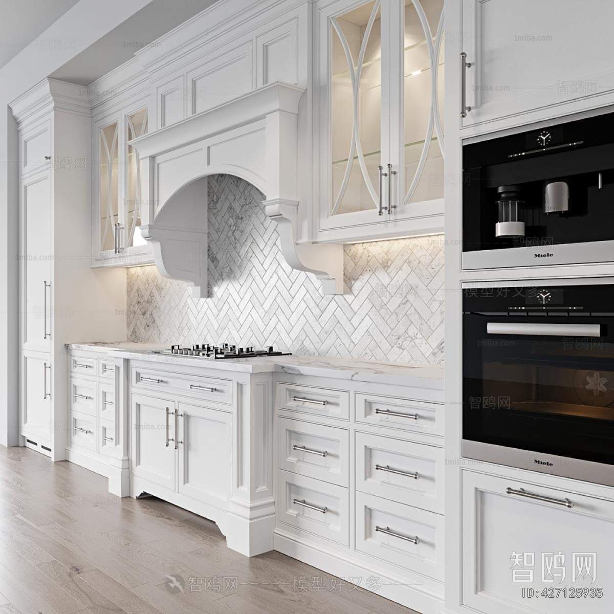 French Style Kitchen Cabinet