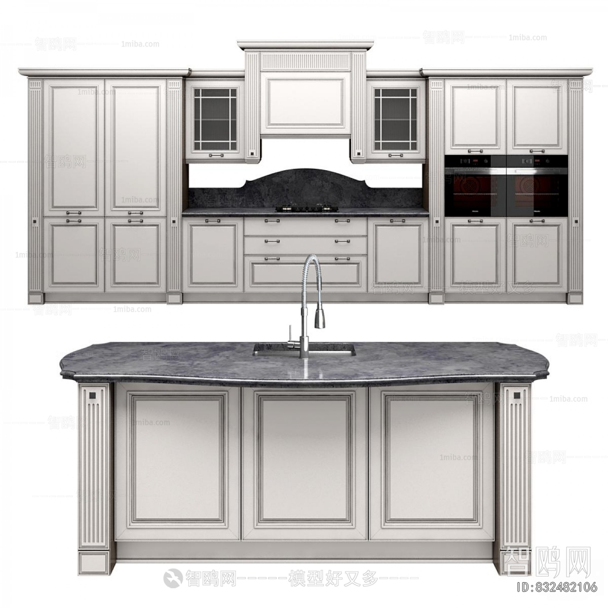 Simple European Style Kitchen Cabinet