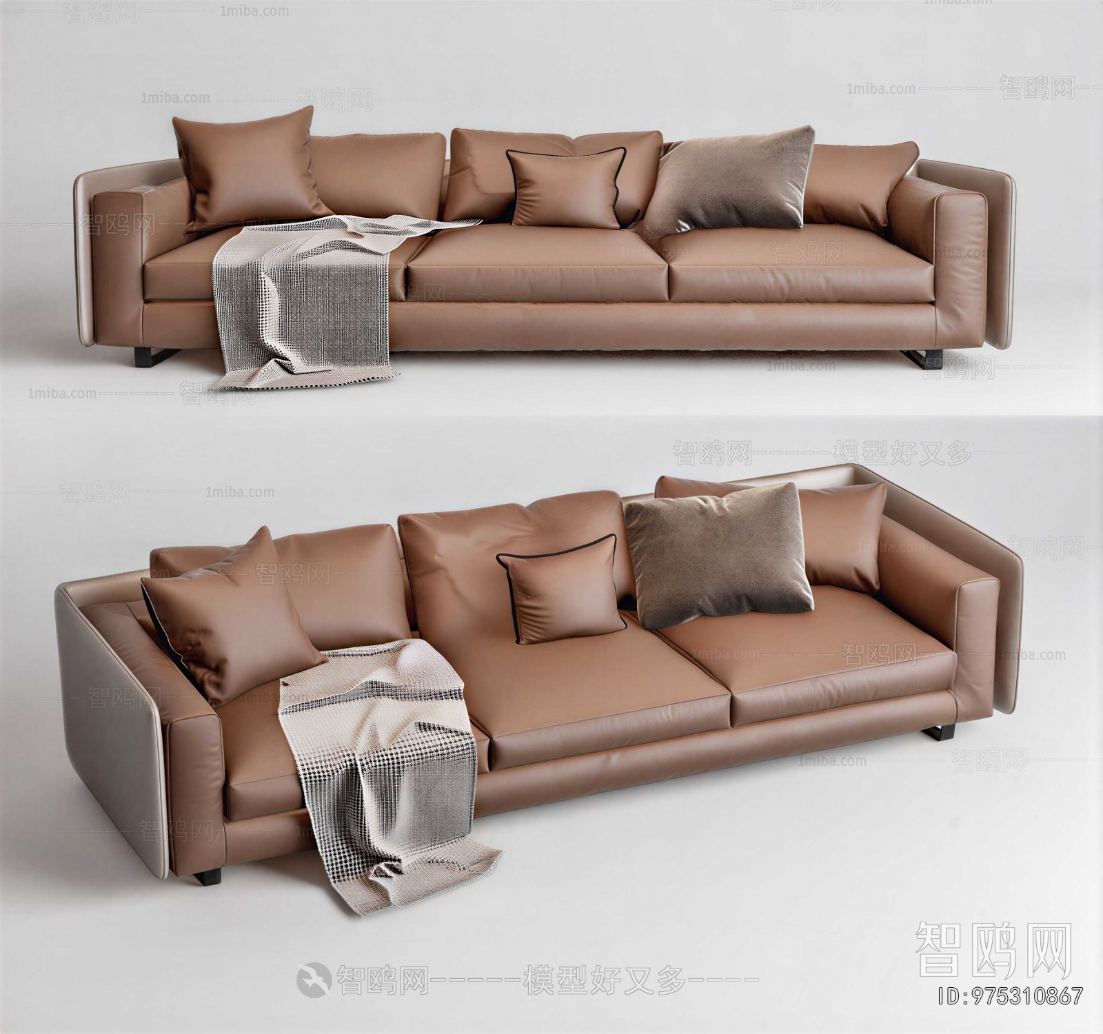 Modern Three-seat Sofa