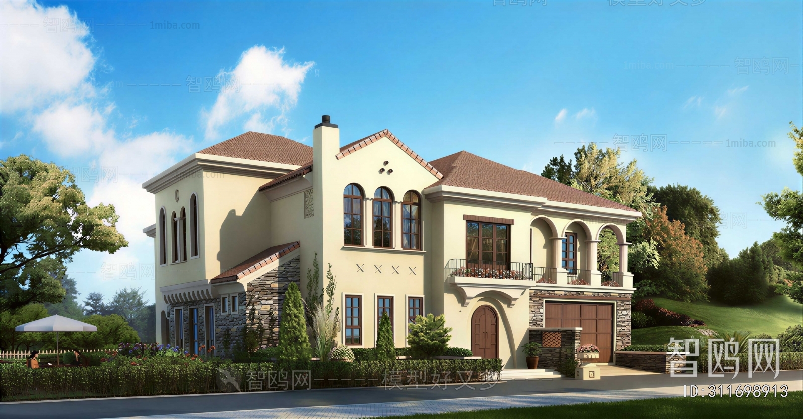 Simple European Style Detached Villa
