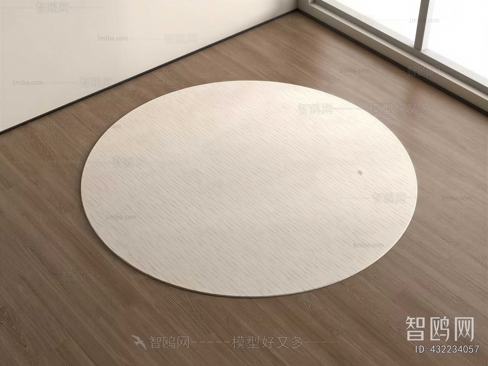 French Style Circular Carpet