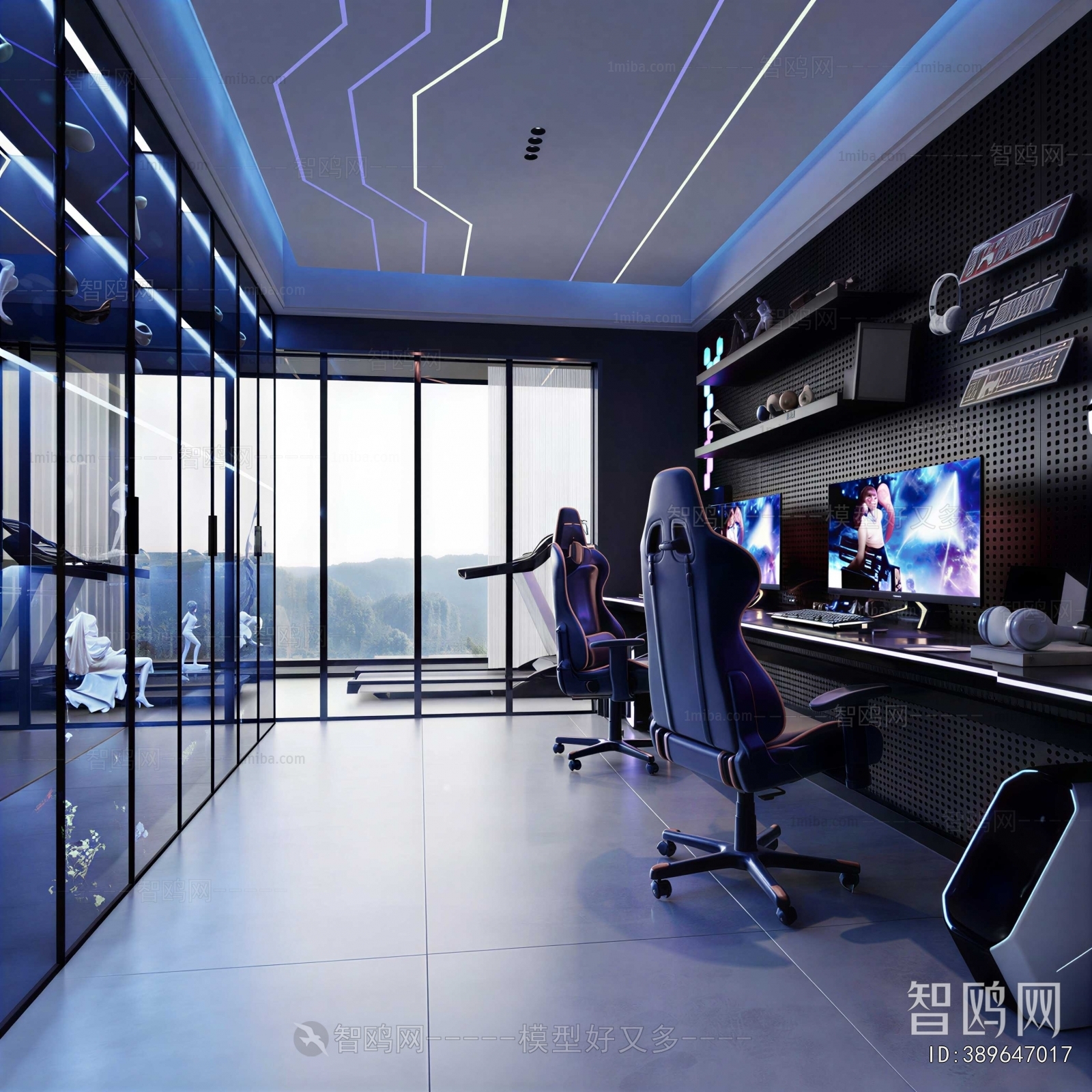 Modern E-sports Room