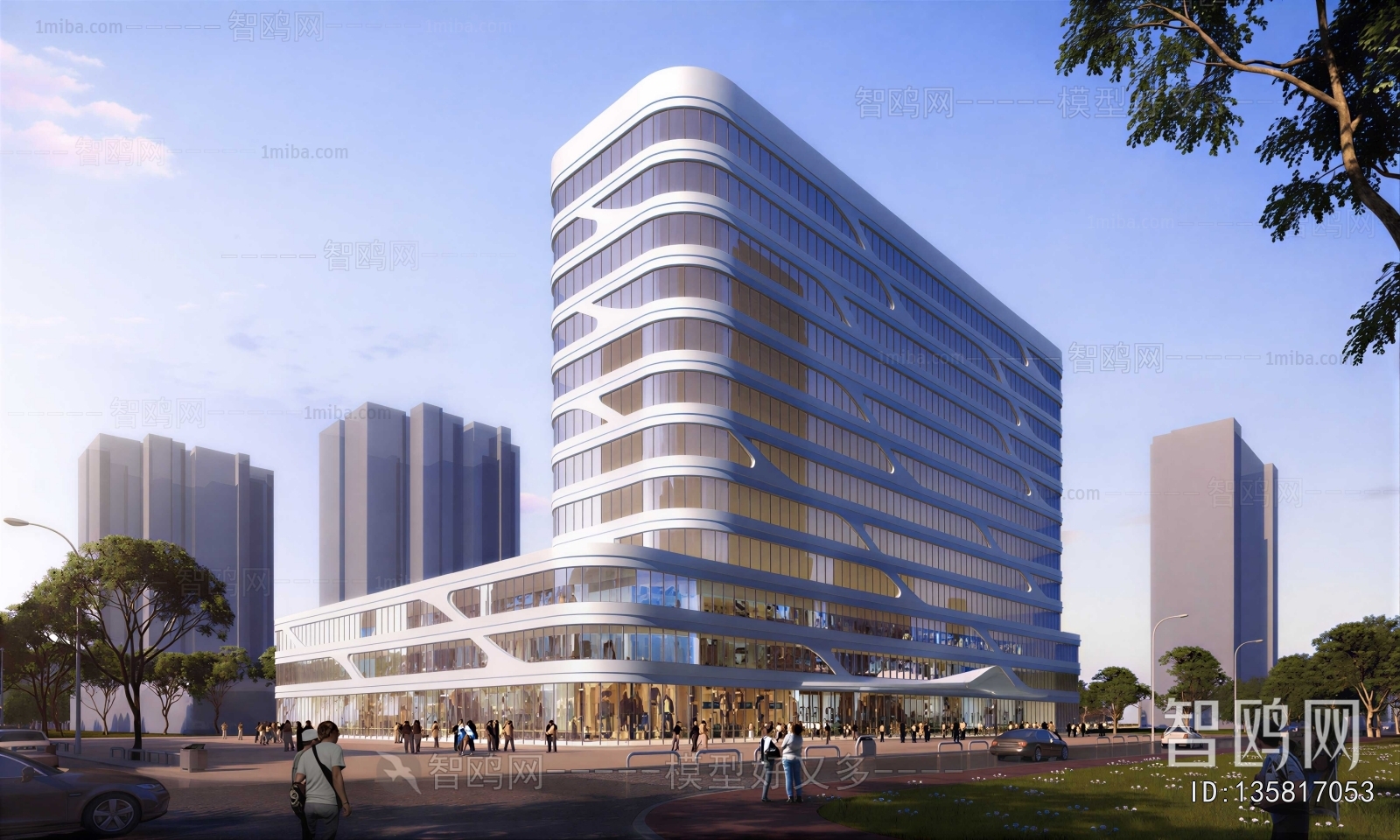 Modern Appearance Of Commercial Building