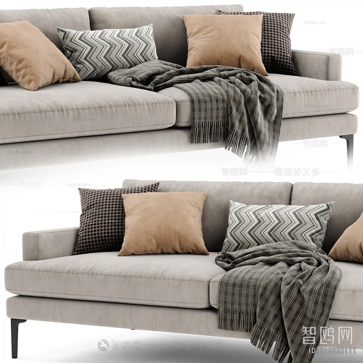 Modern Three-seat Sofa