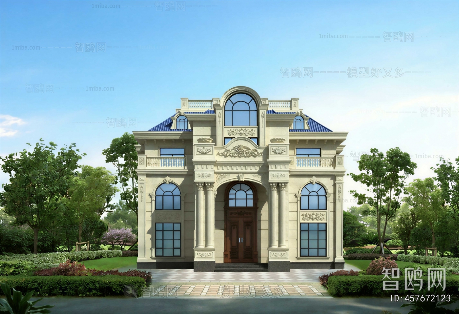 Simple European Style Detached Villa