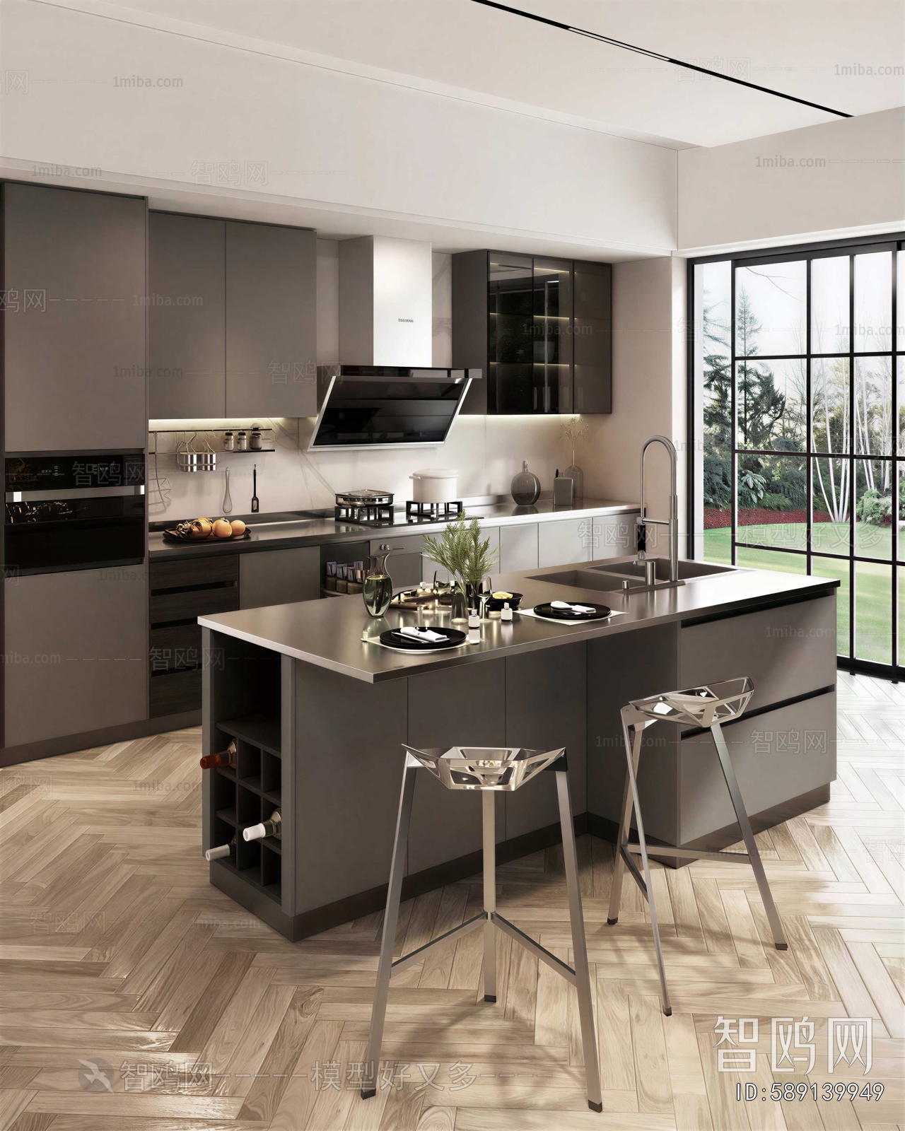Modern The Kitchen