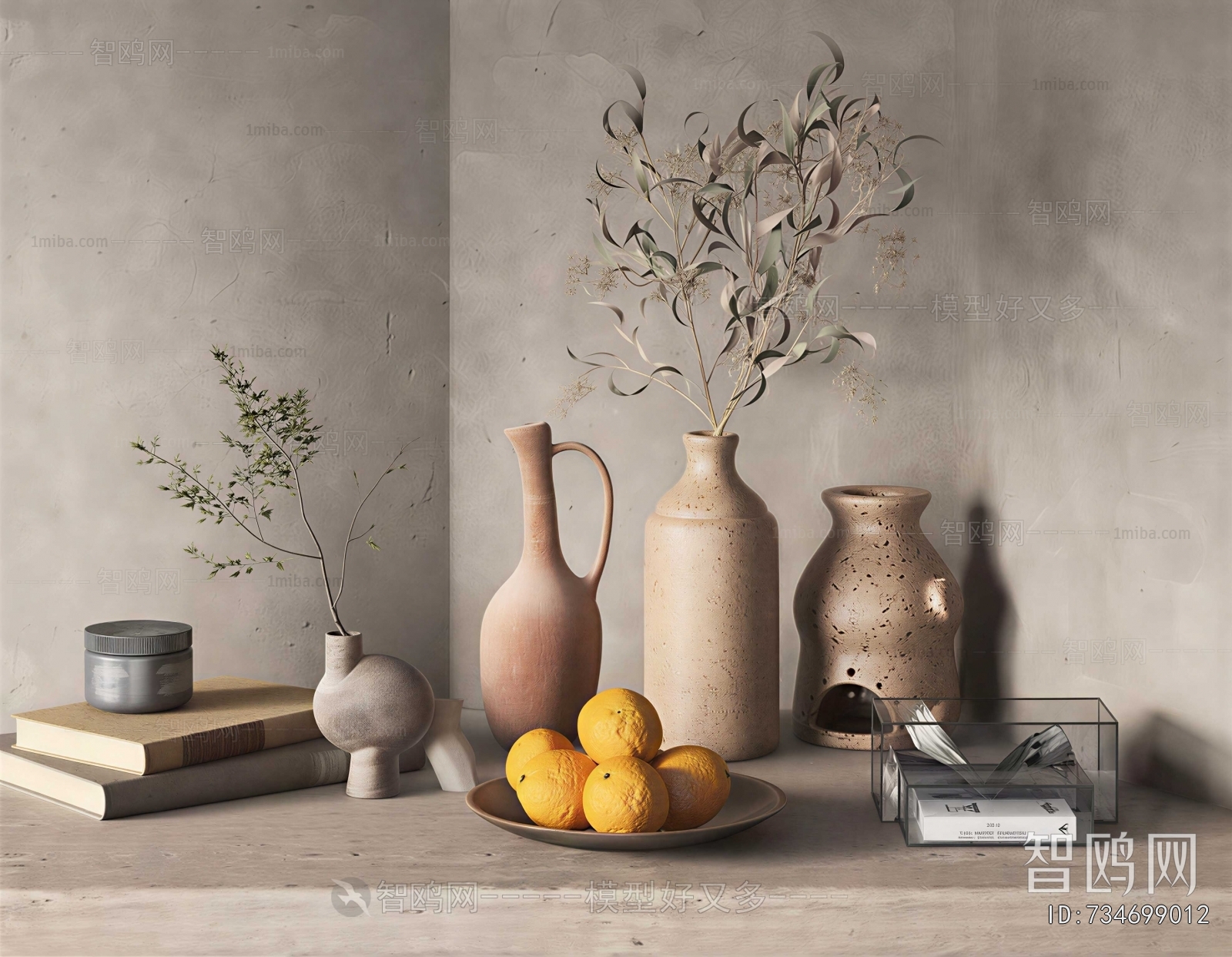 Wabi-sabi Style Decorative Set