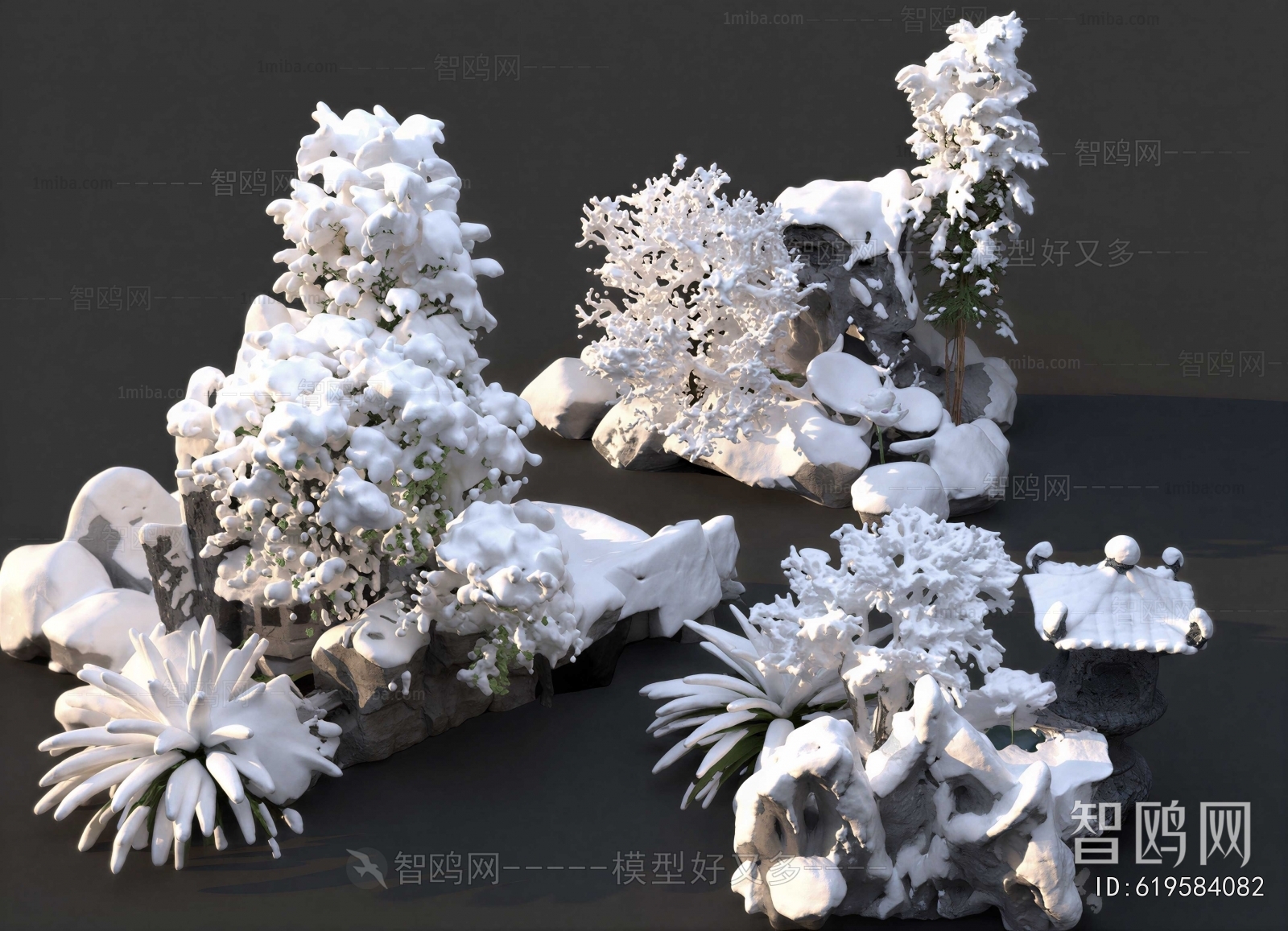 New Chinese Style Plant Landscaping