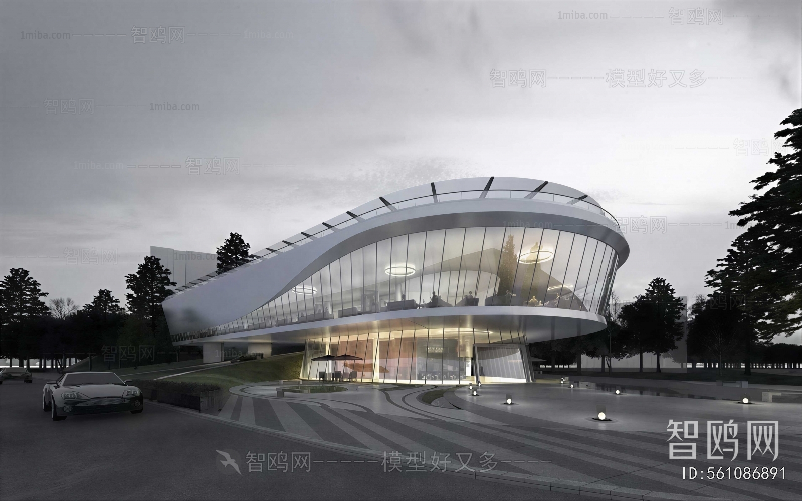 Modern Appearance Of Commercial Building