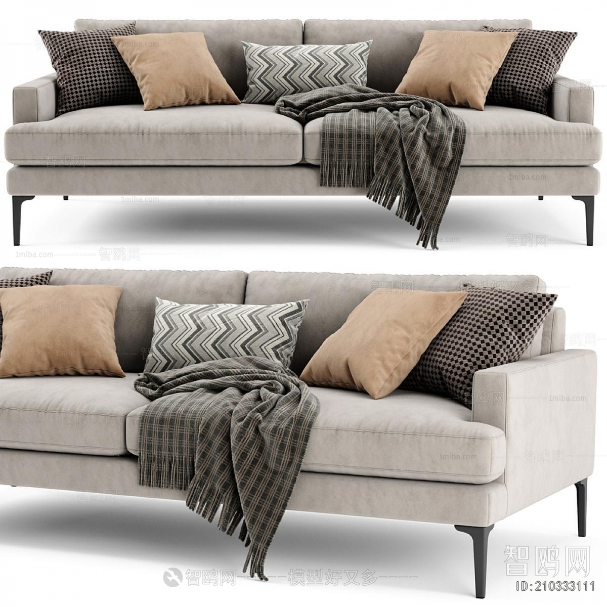 Modern Three-seat Sofa