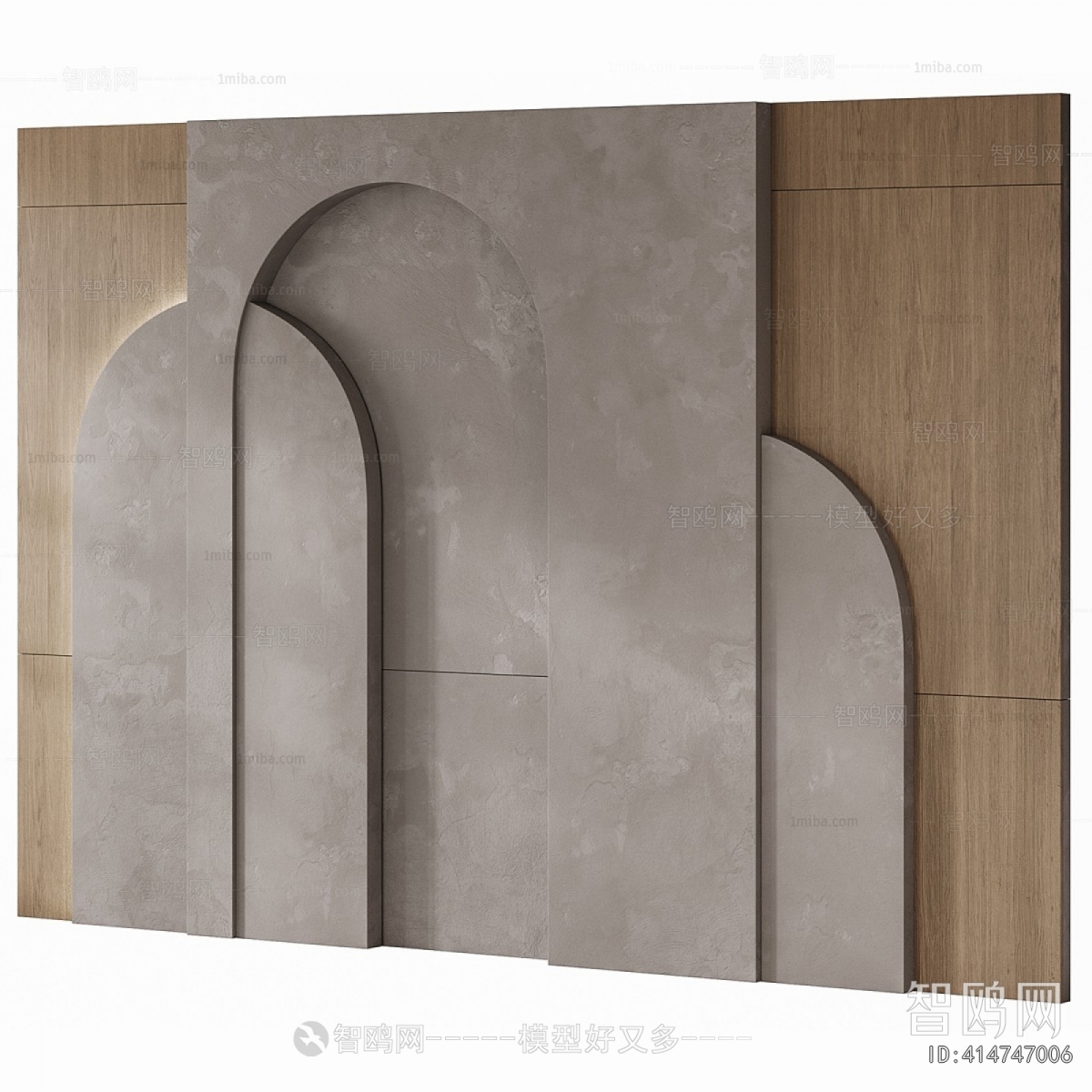 Wabi-sabi Style TV Wall