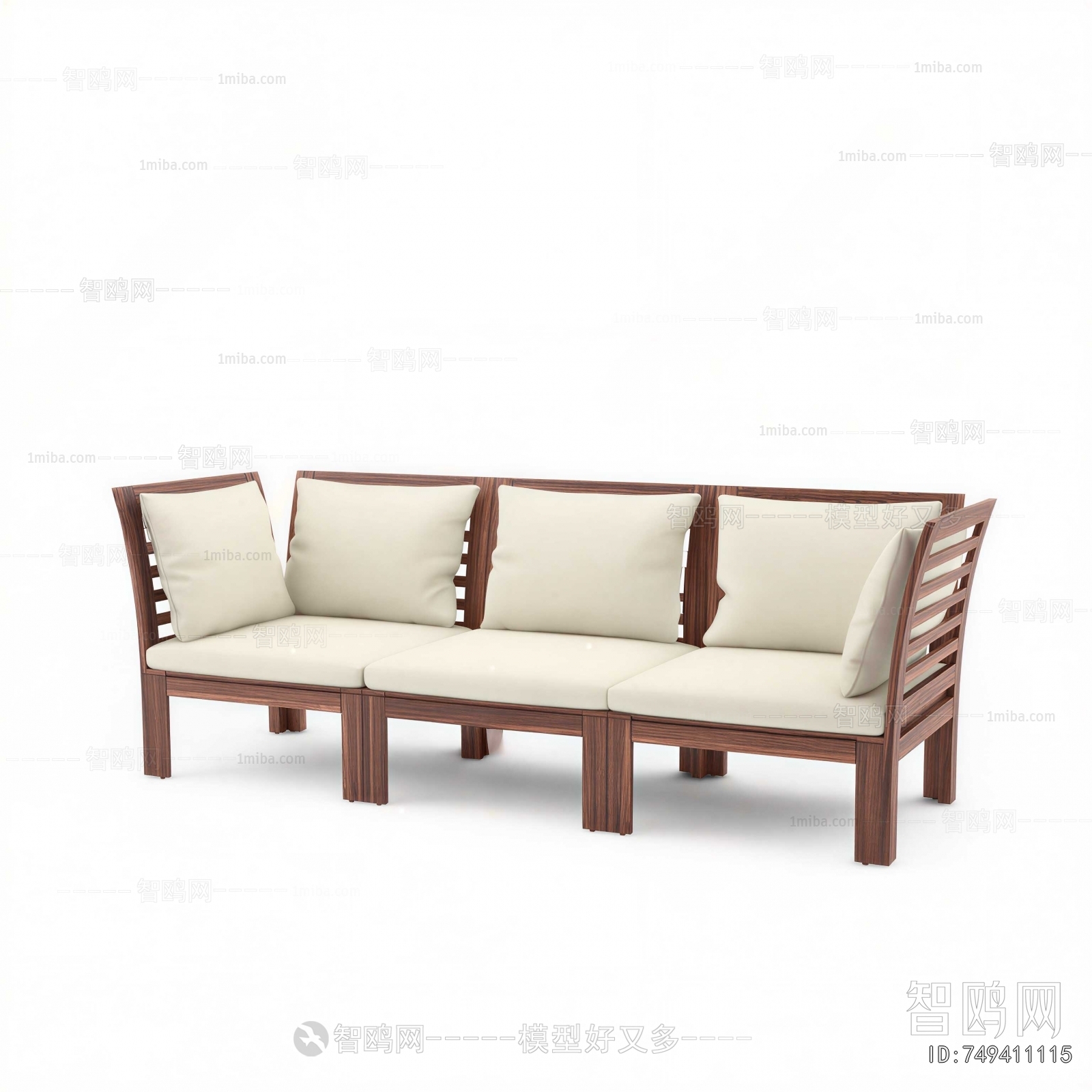 Modern Three-seat Sofa