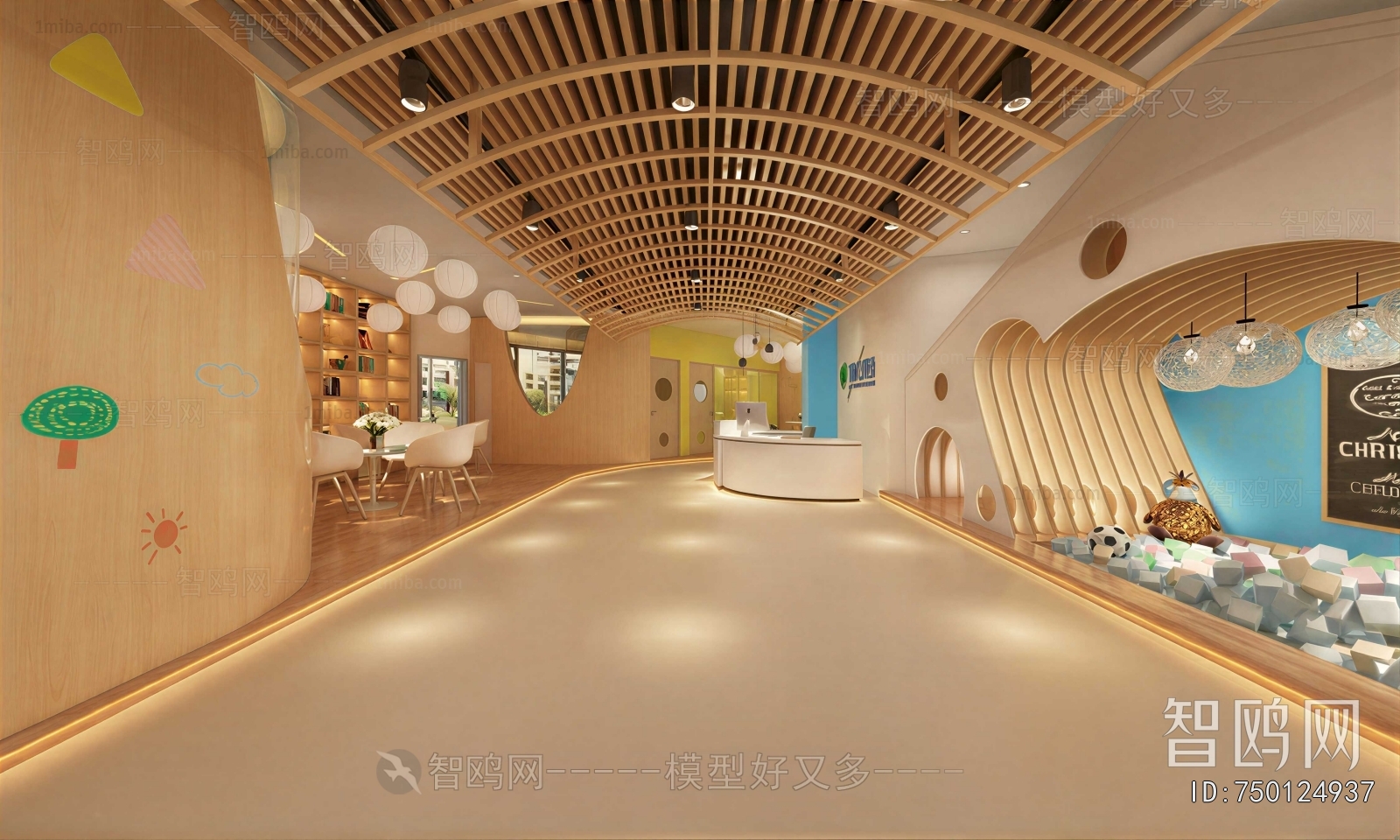 Modern Kindergarten Hall