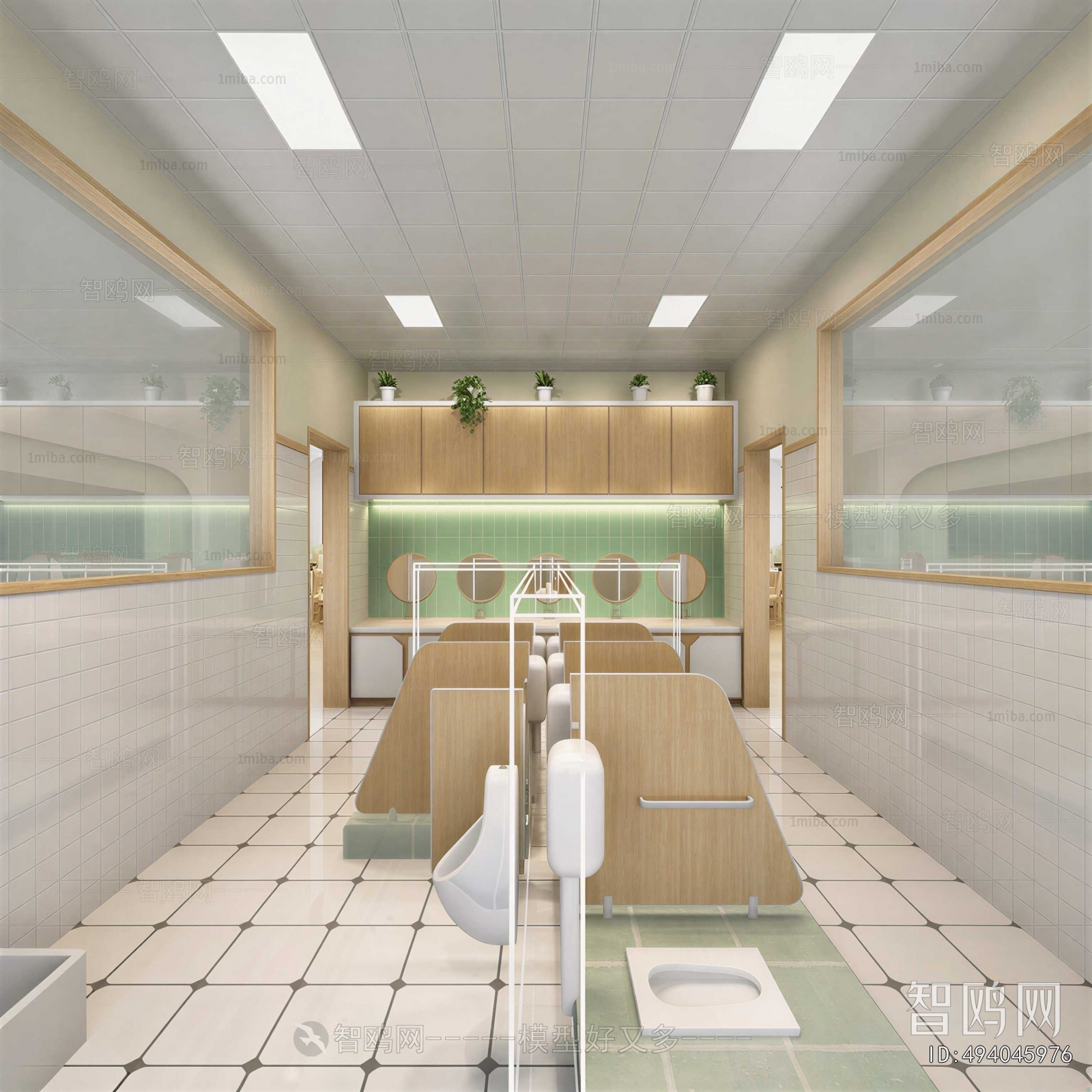 Modern Public Toilet