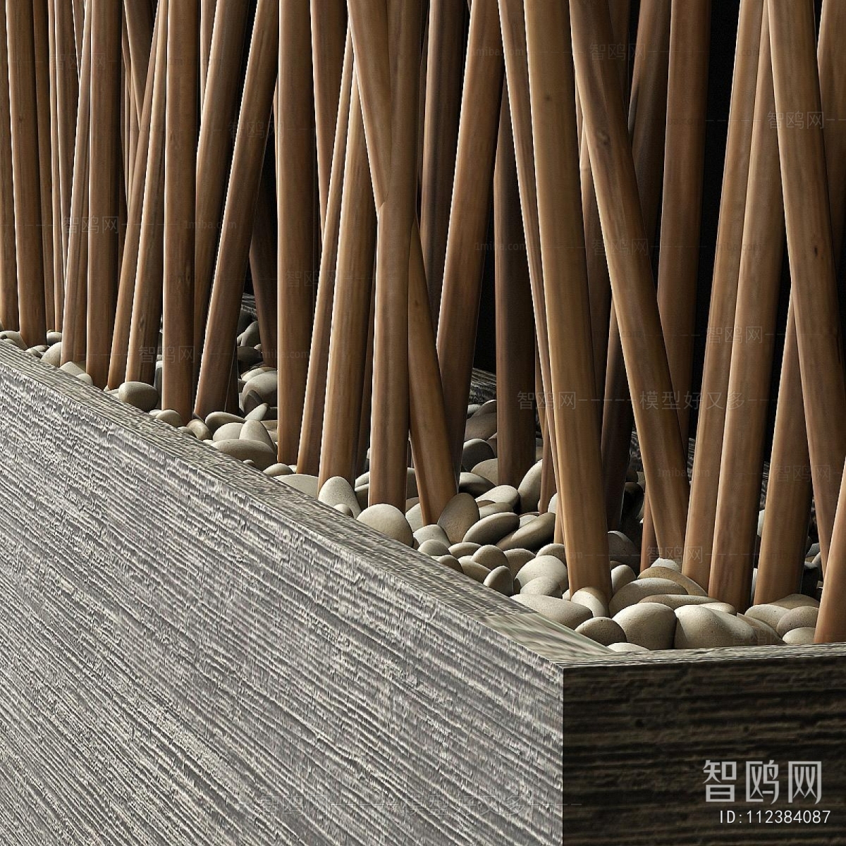 Modern Wooden Screen Partition