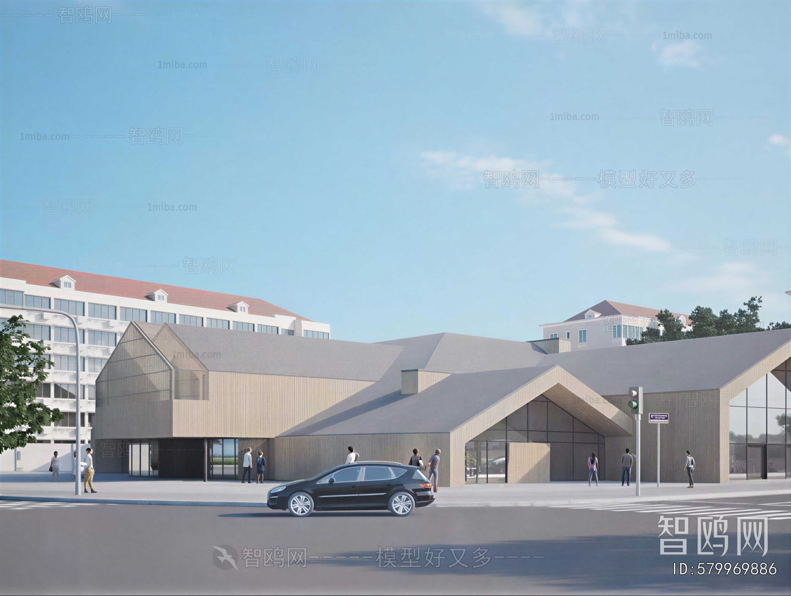 Modern Appearance Of Commercial Building