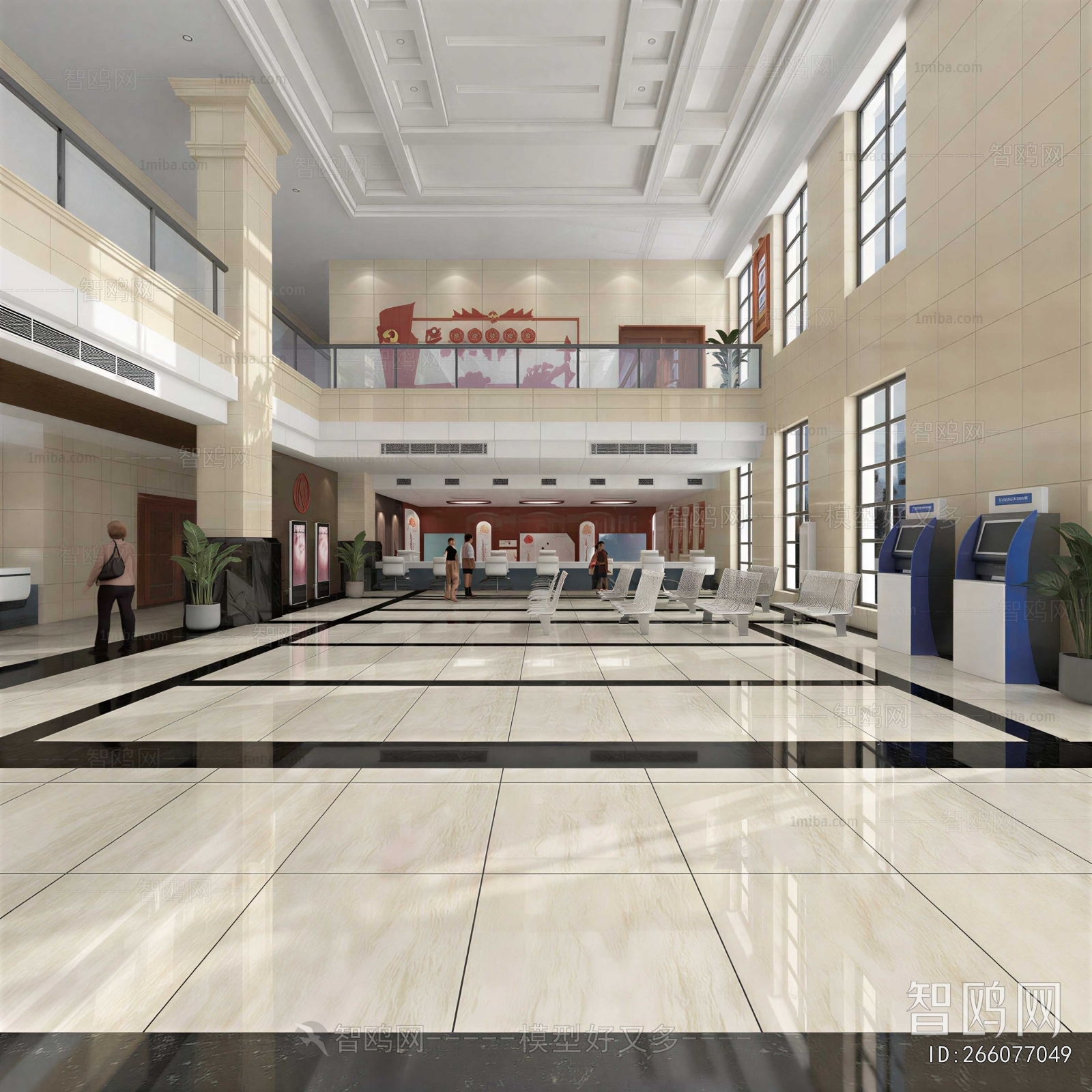 Modern Office Reception Desk