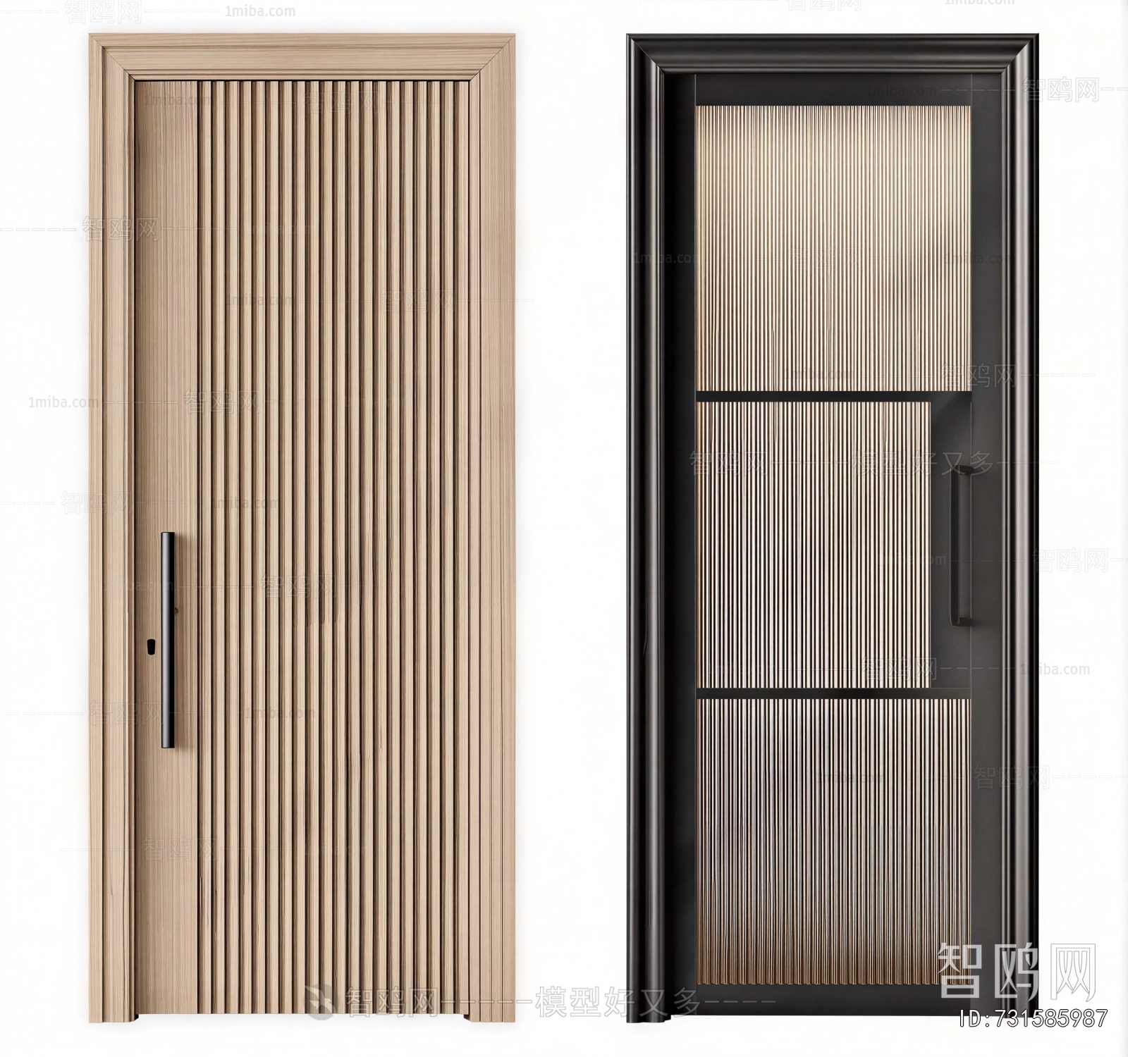 Modern Single Door