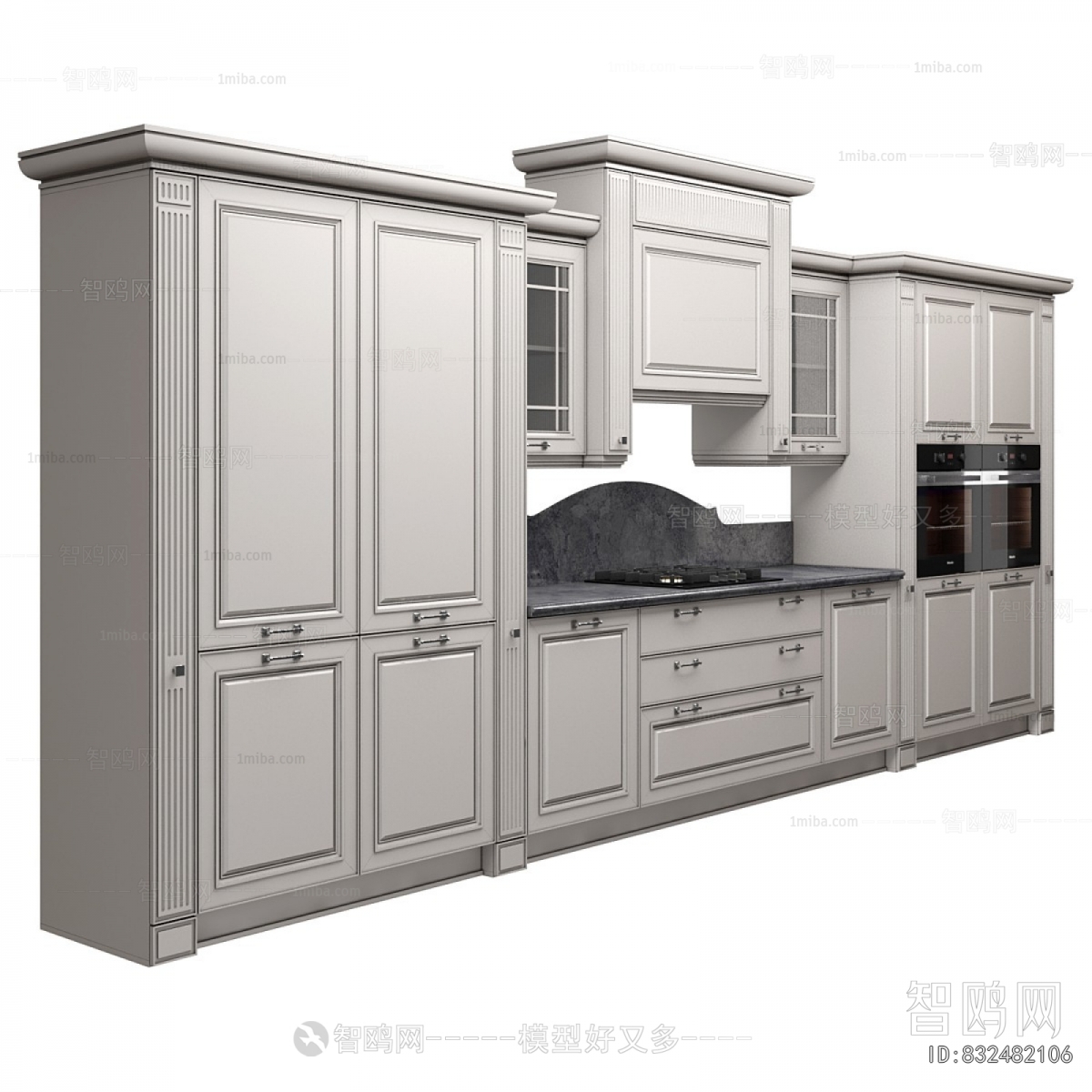 Simple European Style Kitchen Cabinet
