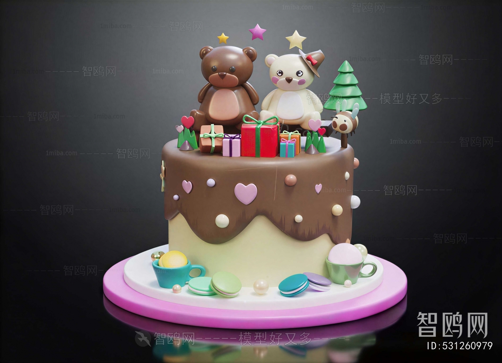 Modern Bread Cake